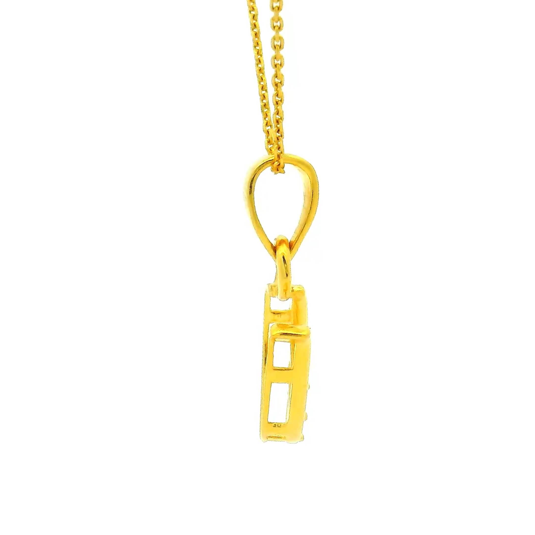 Riveting Vibrance Gold Pendant