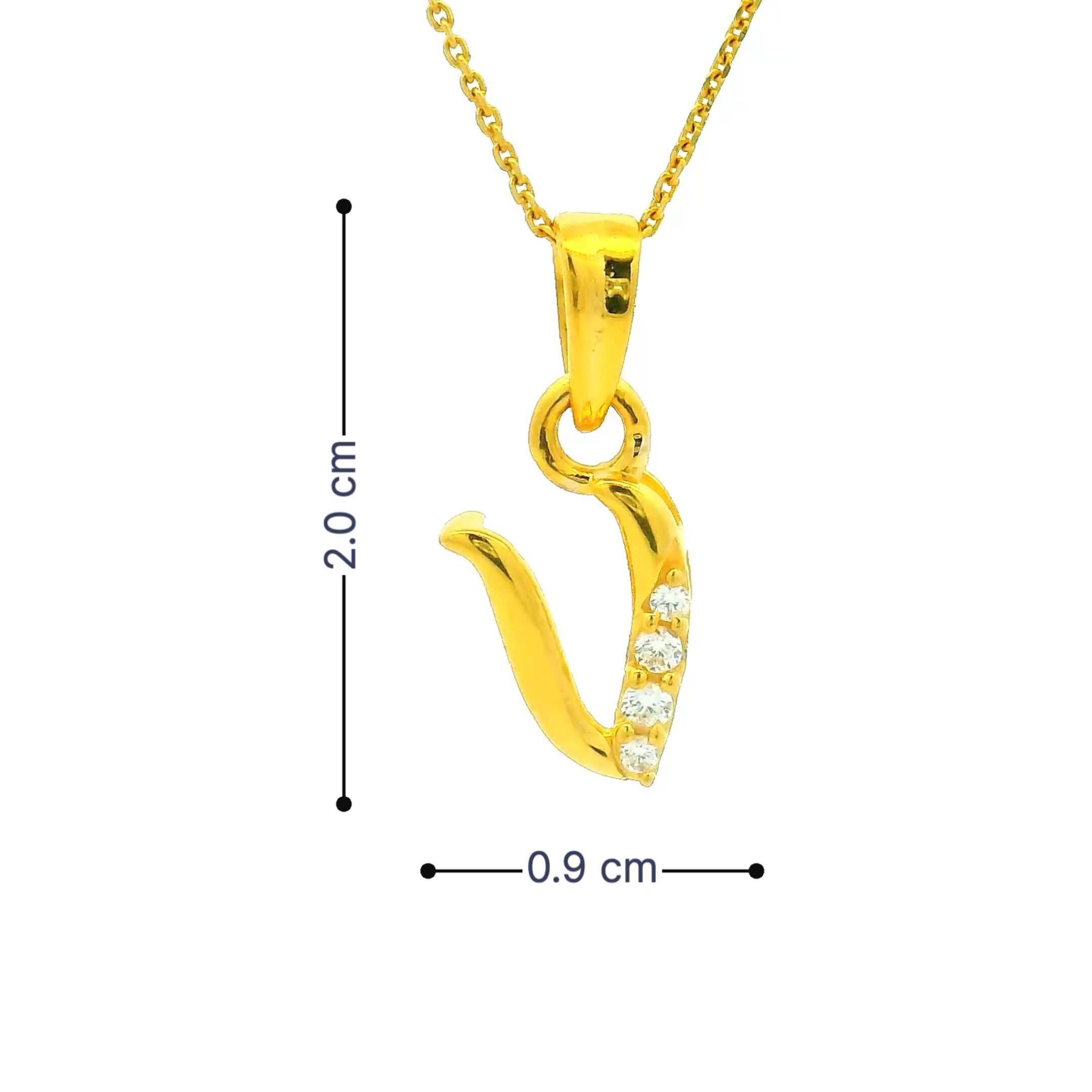 Riveting Vibrance Gold Pendant