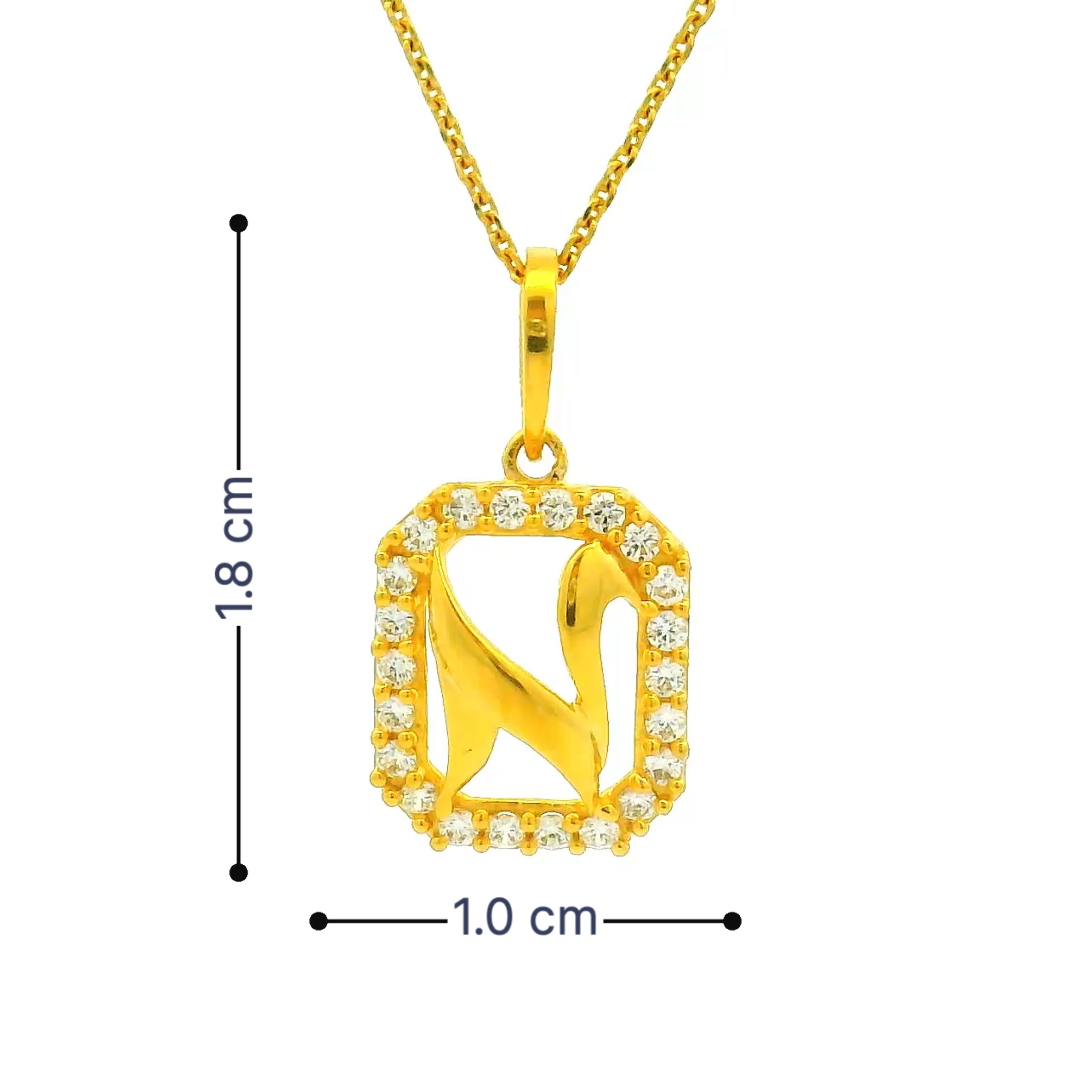 Luxurious Shine Gold Pendant