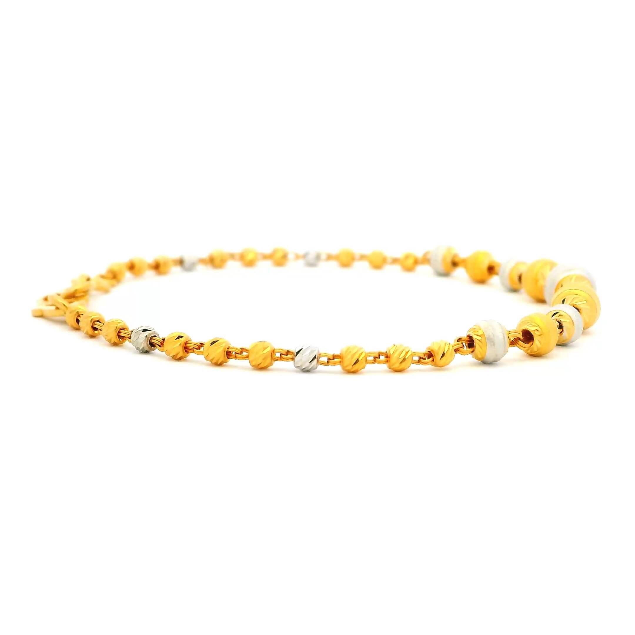 Stunning Shine Gold Ball Bracelet