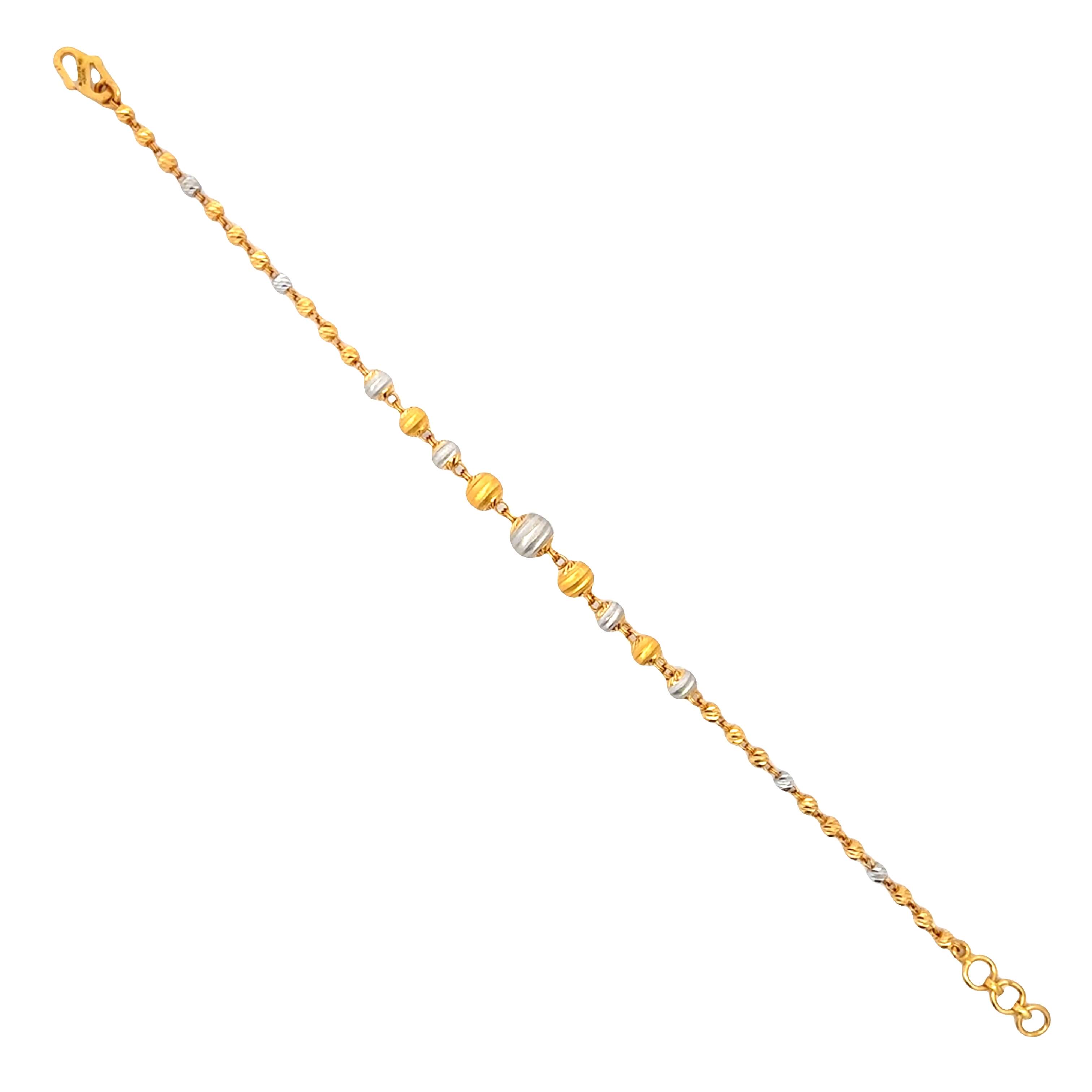 Stunning Shine Gold Ball Bracelet