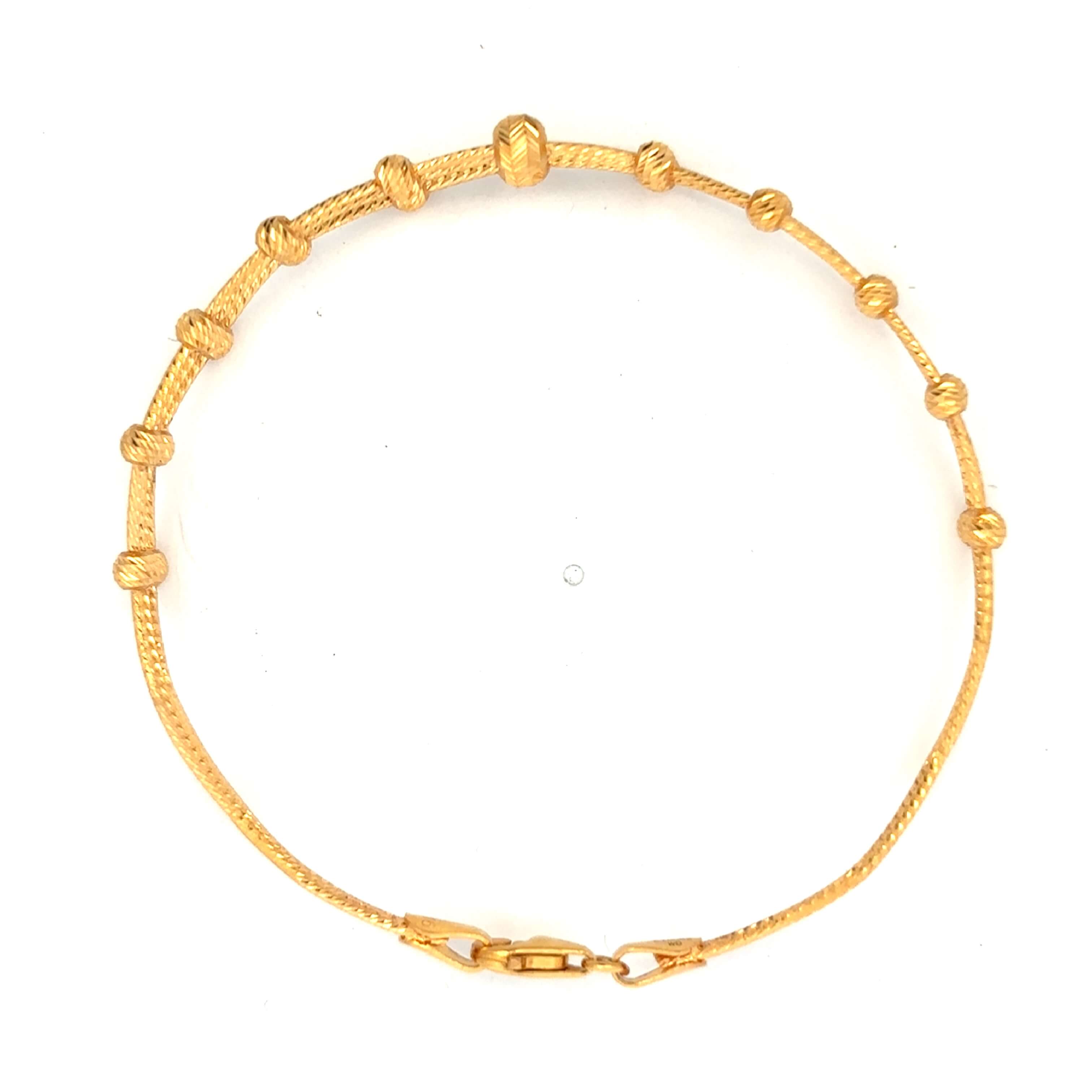 Chic Curvy Gold Bracelet