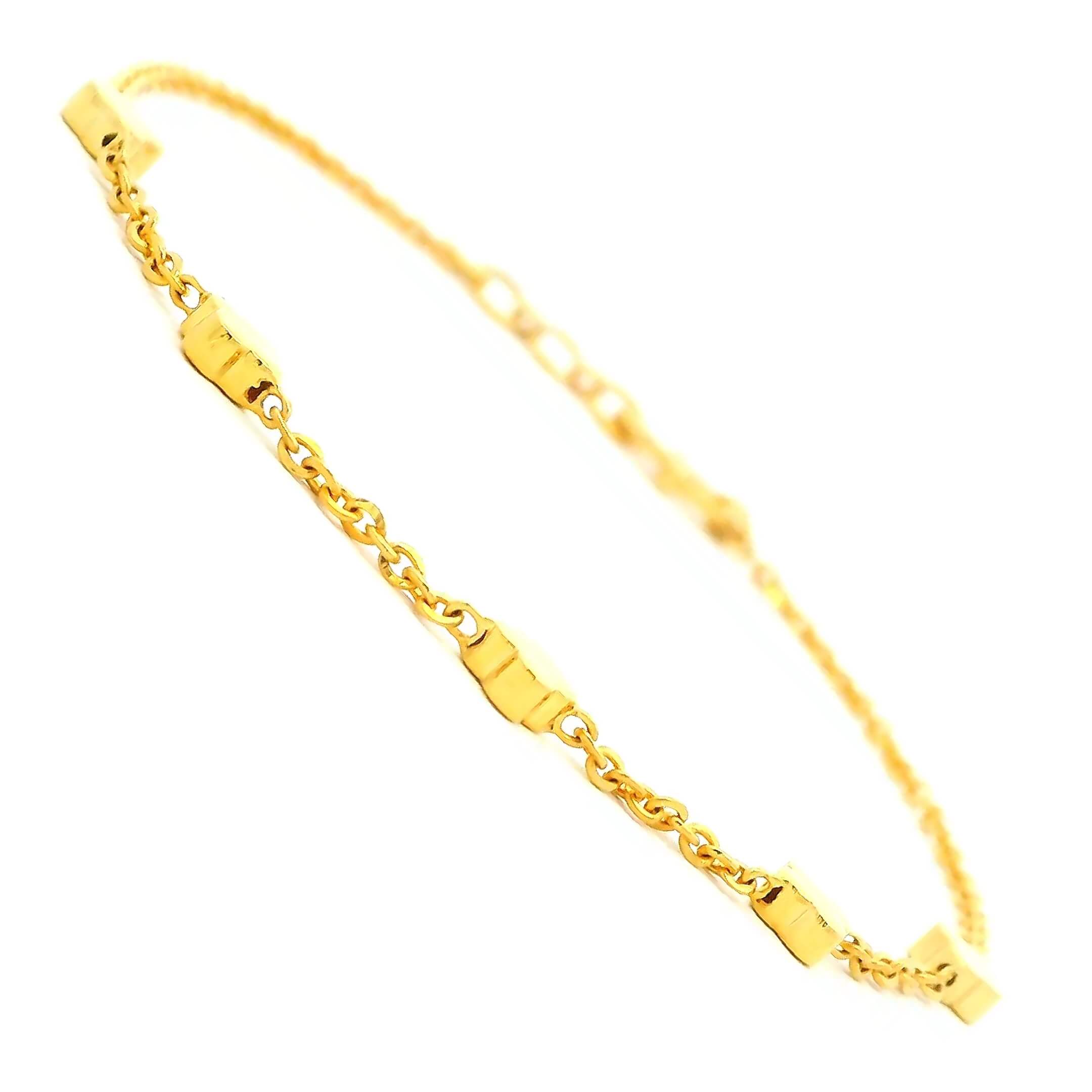Street Style Gold Bracelet