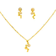 Gold Pendant Set