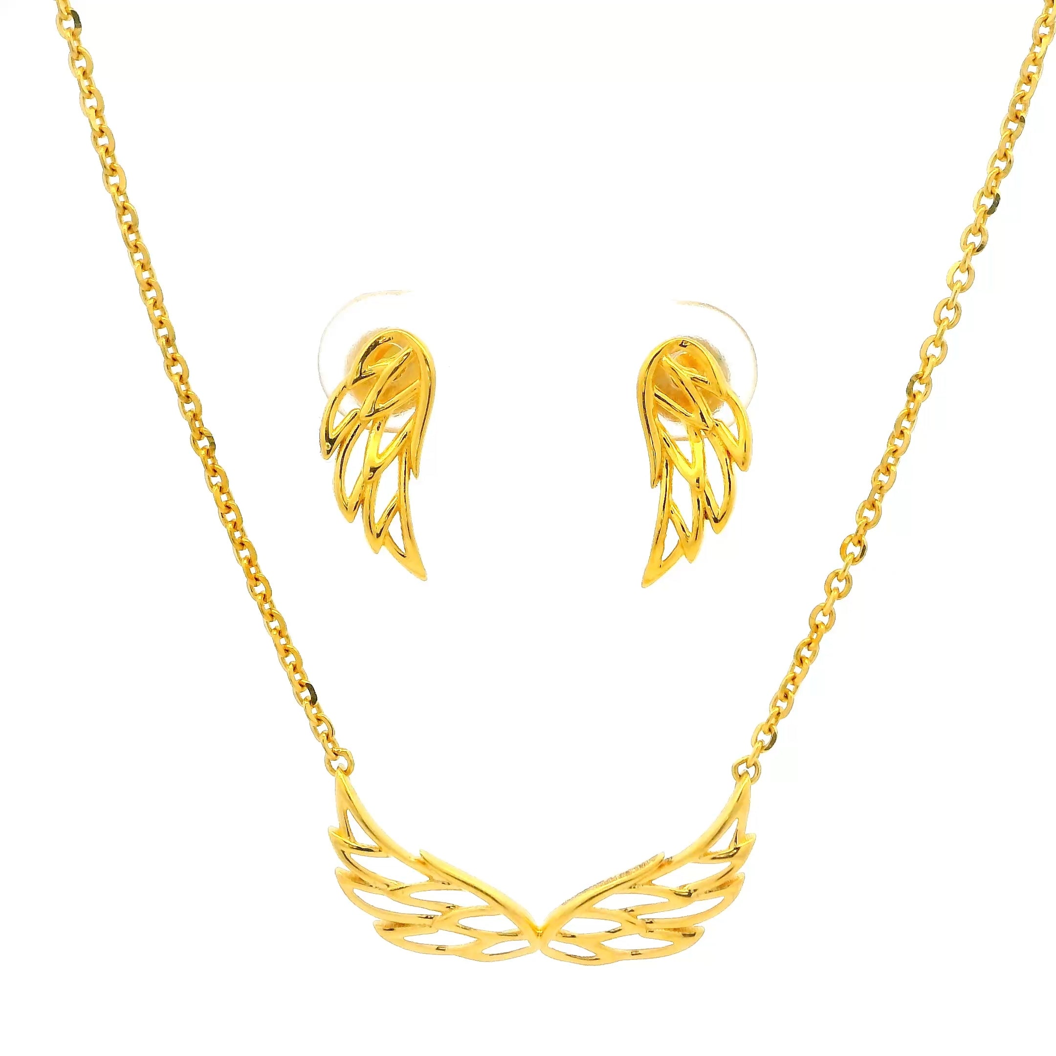 Gold Pendant Set
