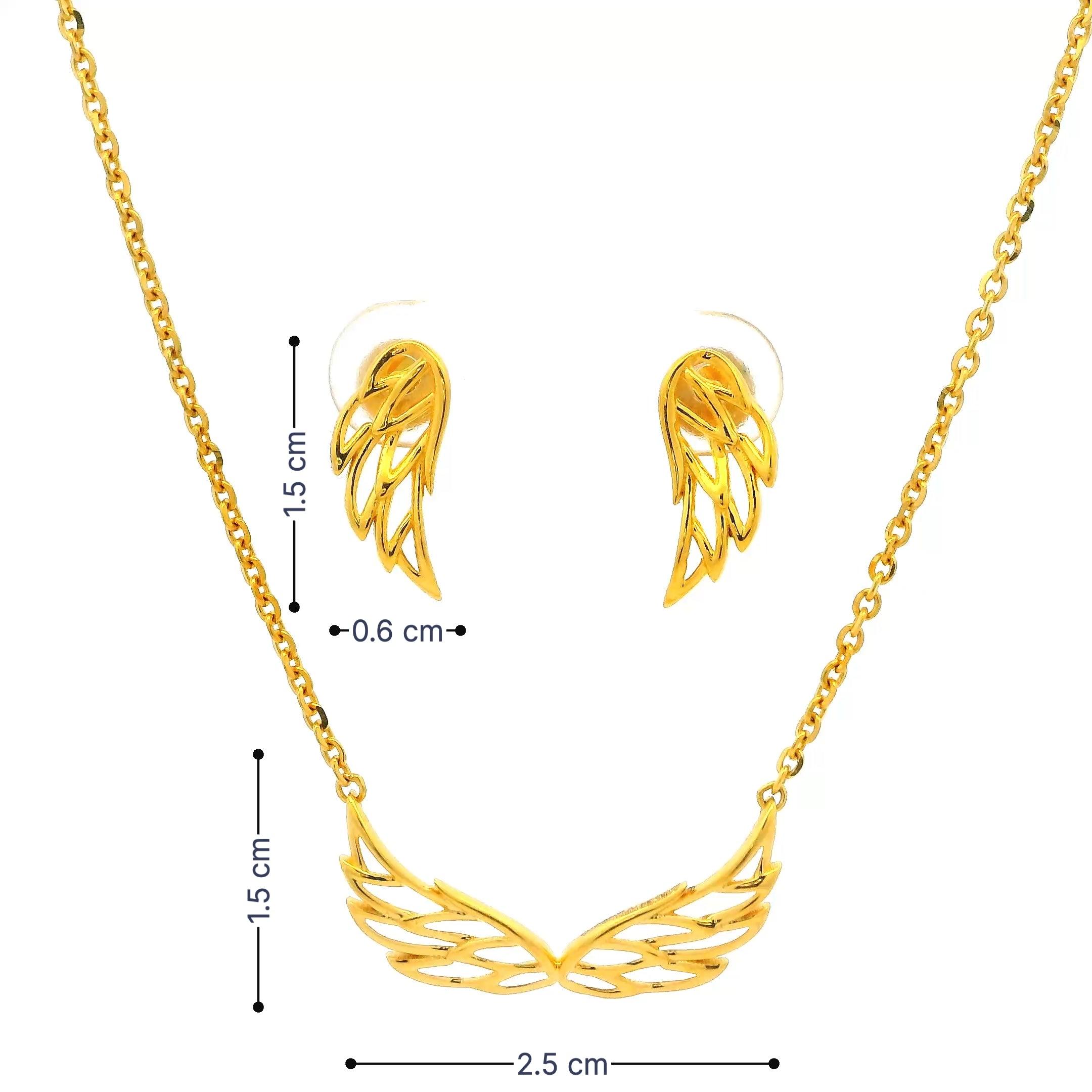 Gold Pendant Set