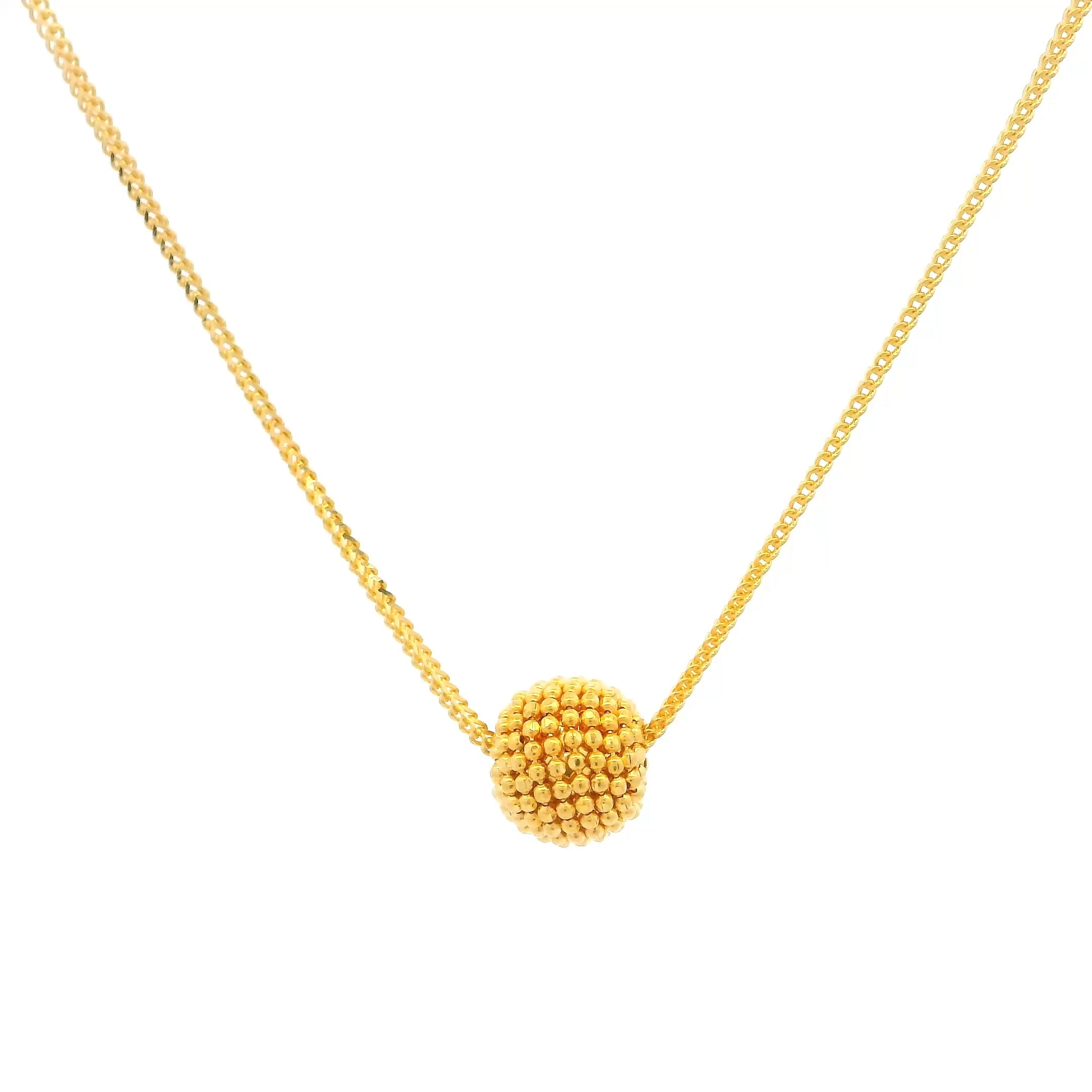 Aurora Sphere Gold Locket