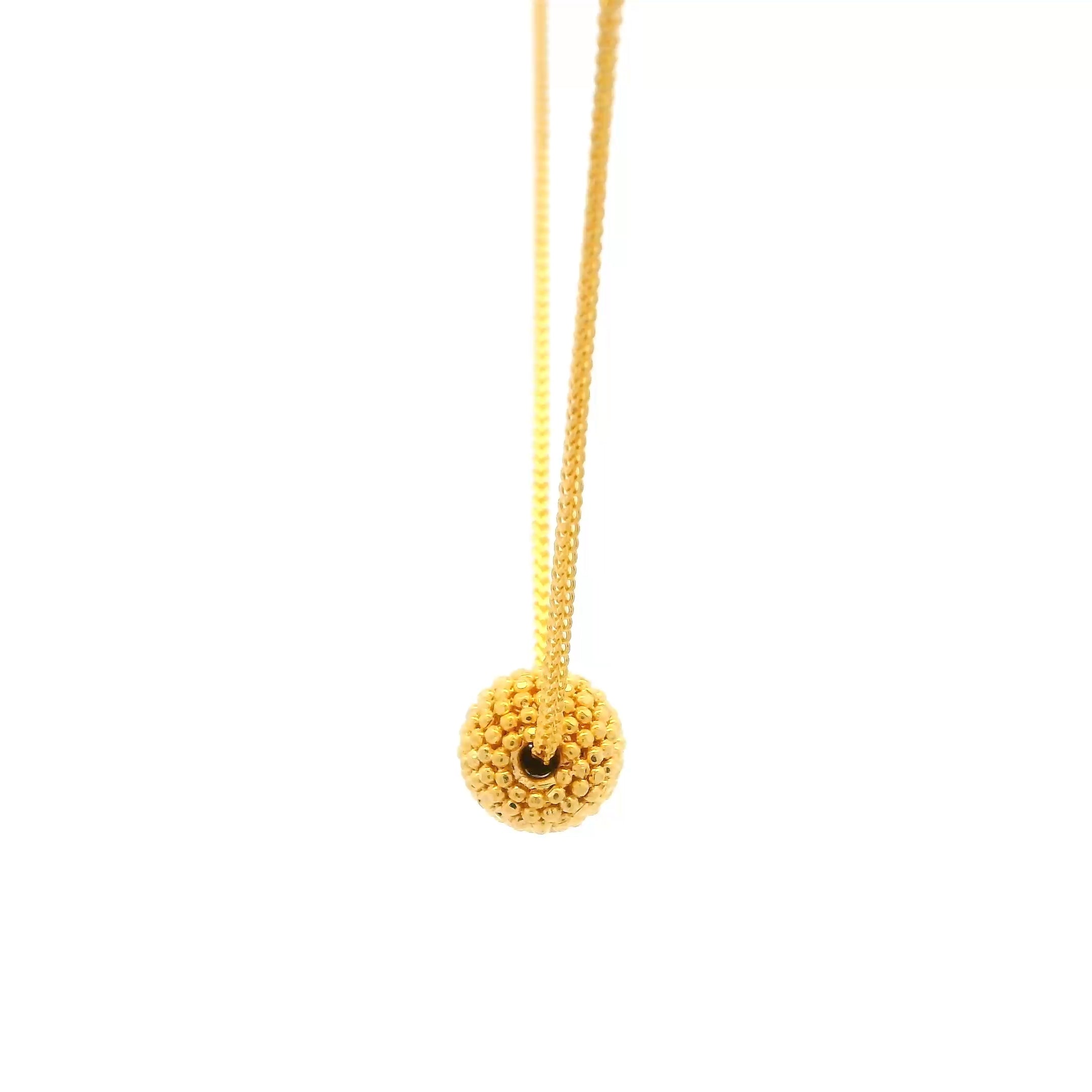 Aurora Sphere Gold Locket