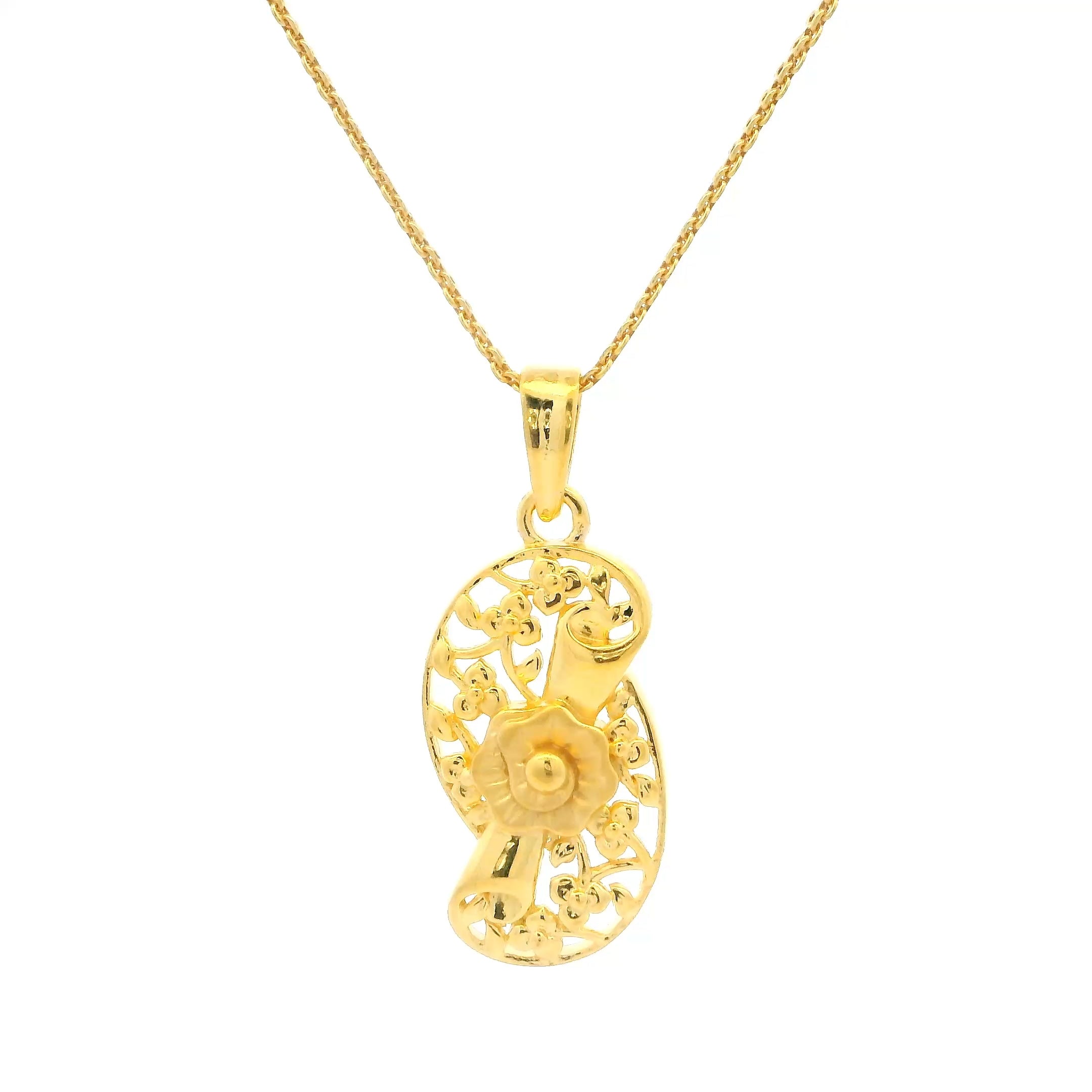 Mystical Garden Gold Locket