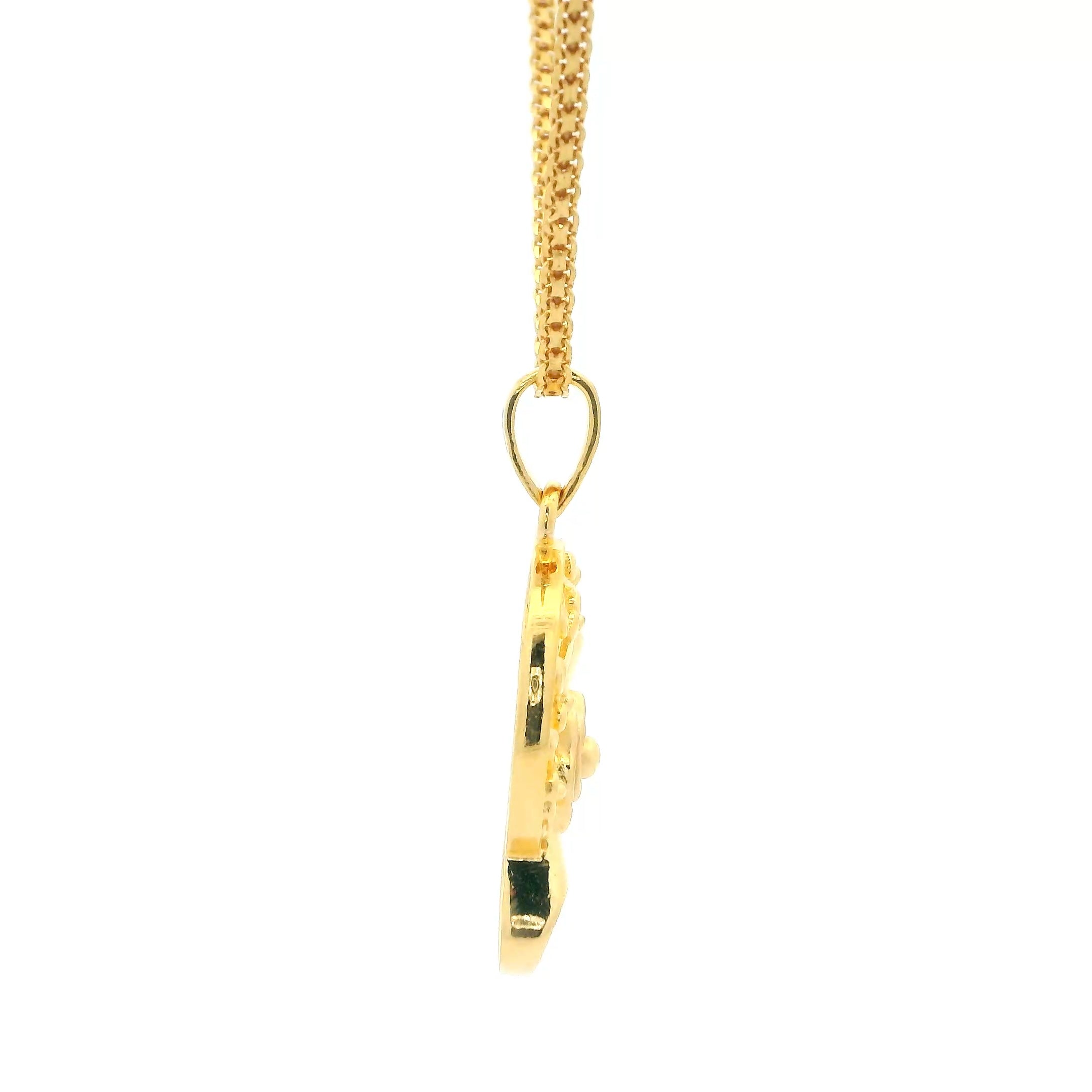 Mystical Garden Gold Locket