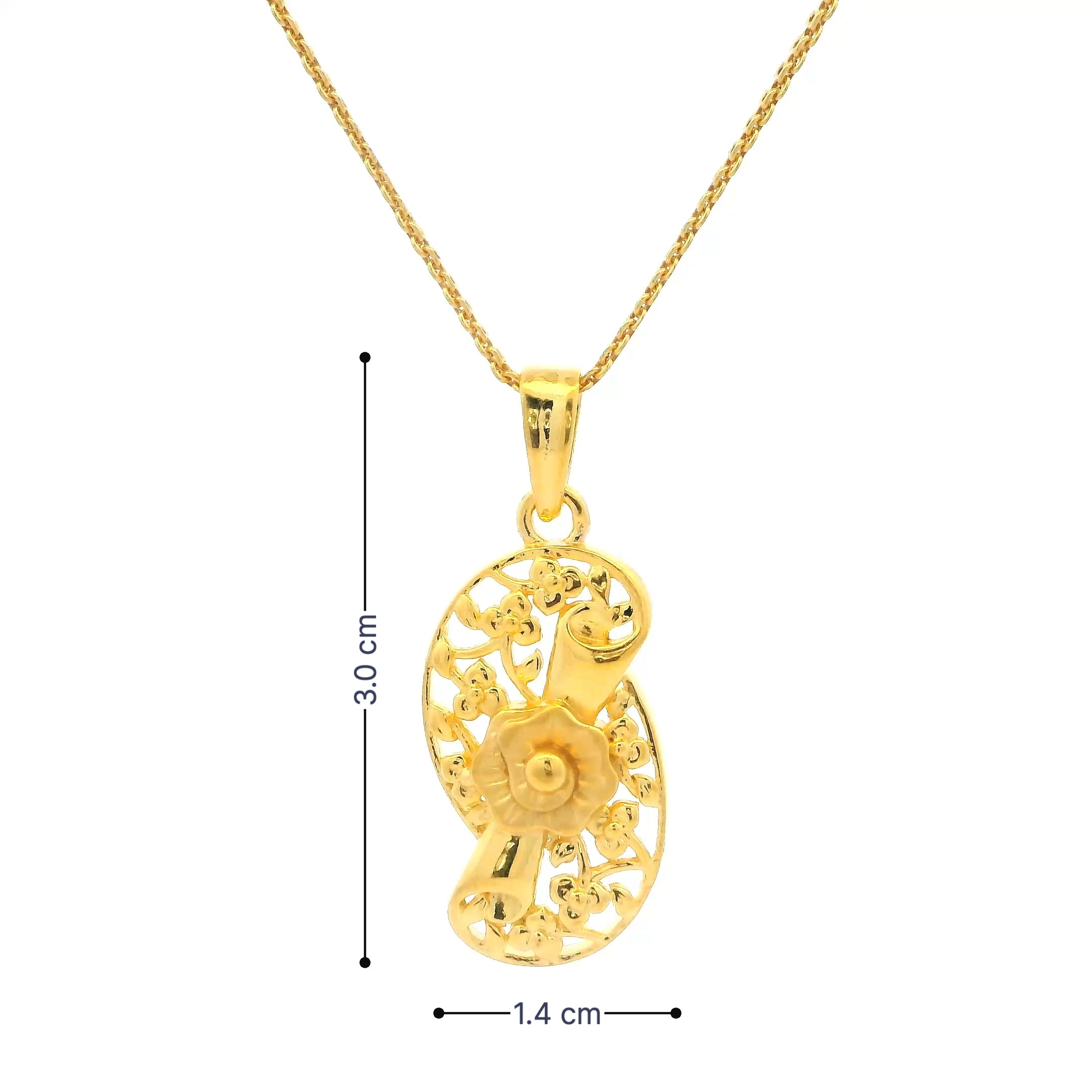 Mystical Garden Gold Locket