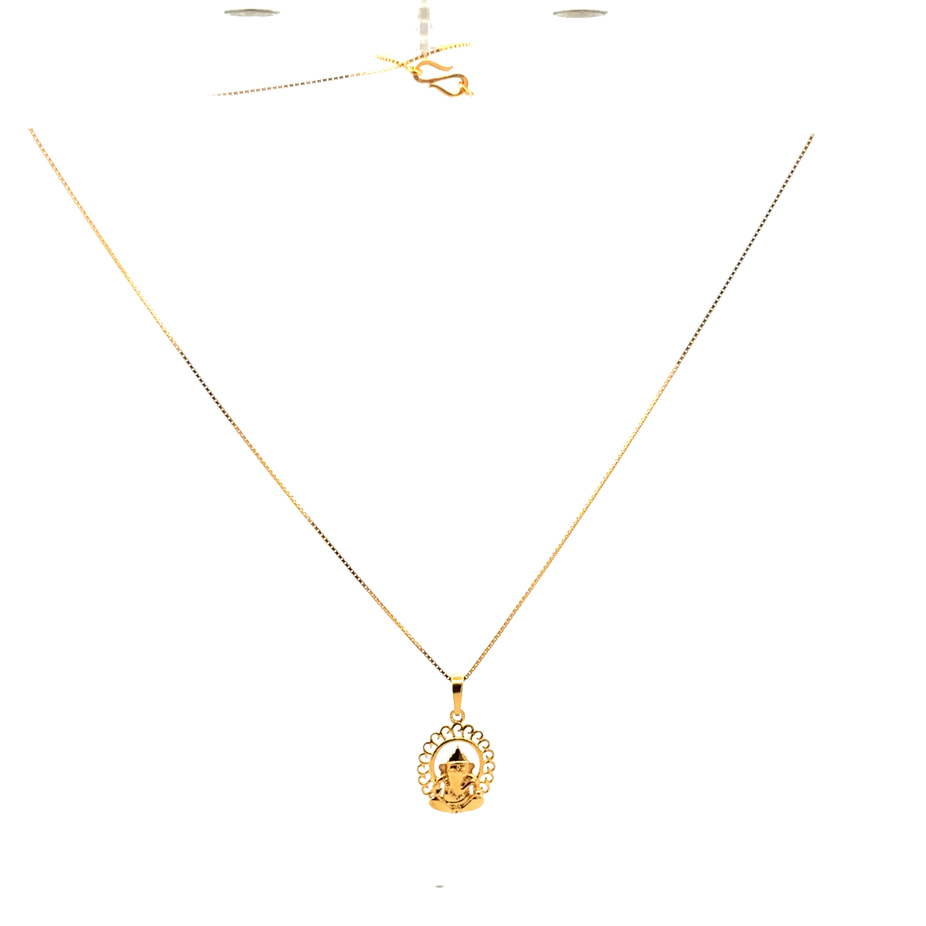 Ethereal Elegance Gold Pendant