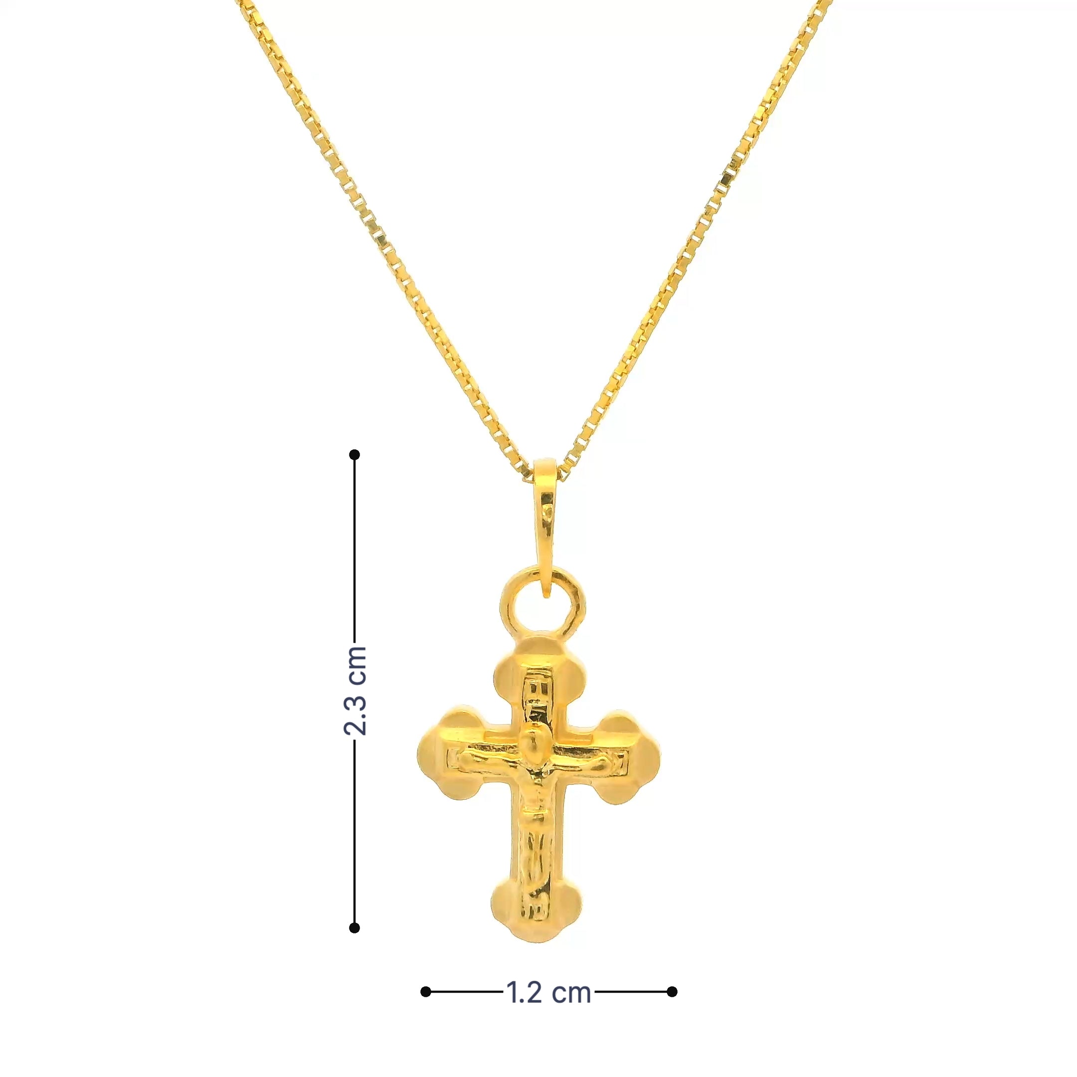 Ethereal Shine Gold Pendant