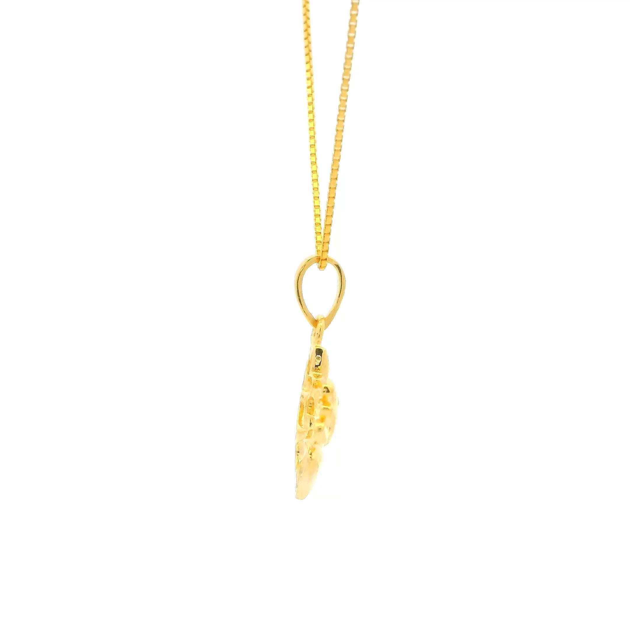 Celestial Shine Gold Pendant