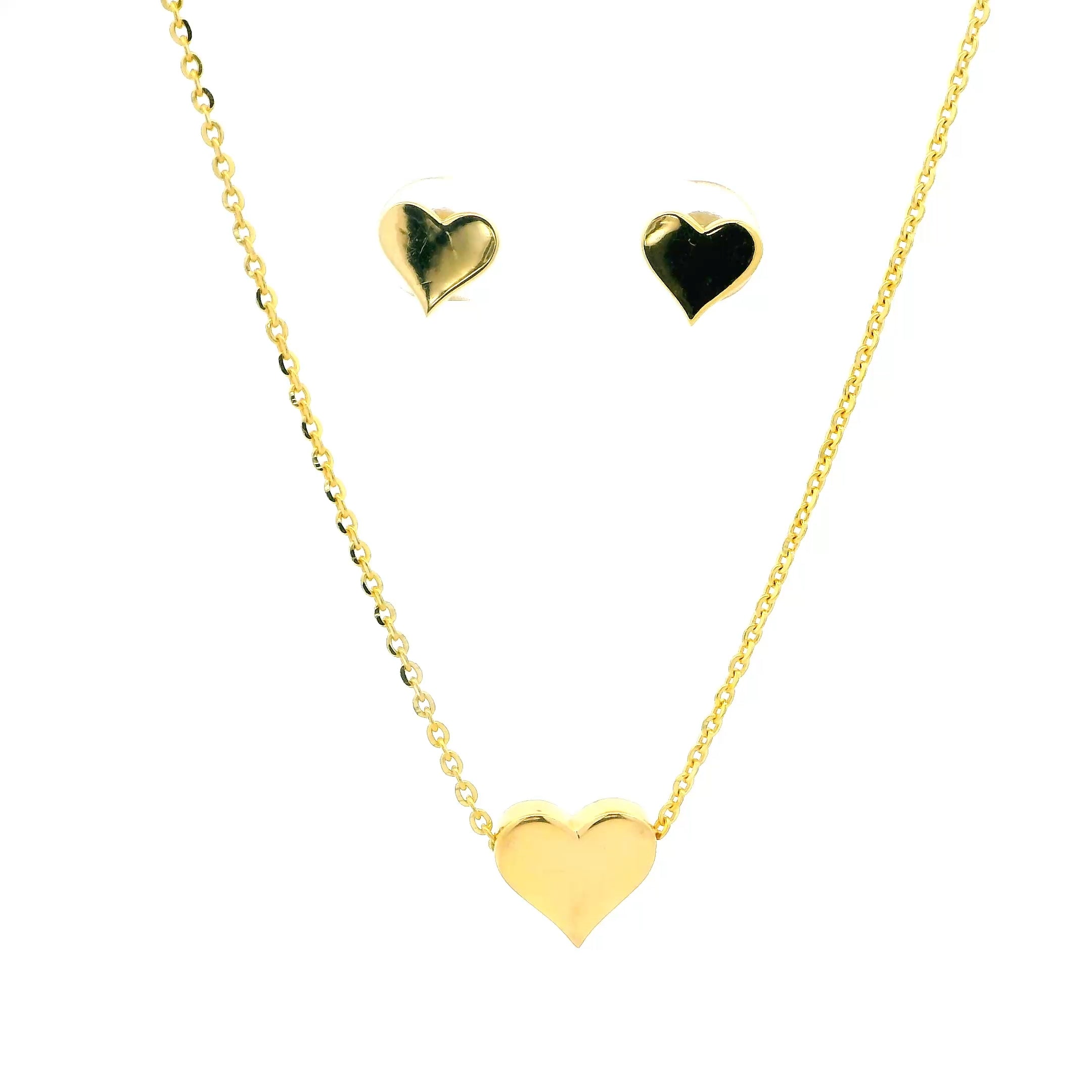 Gold Pendant Set