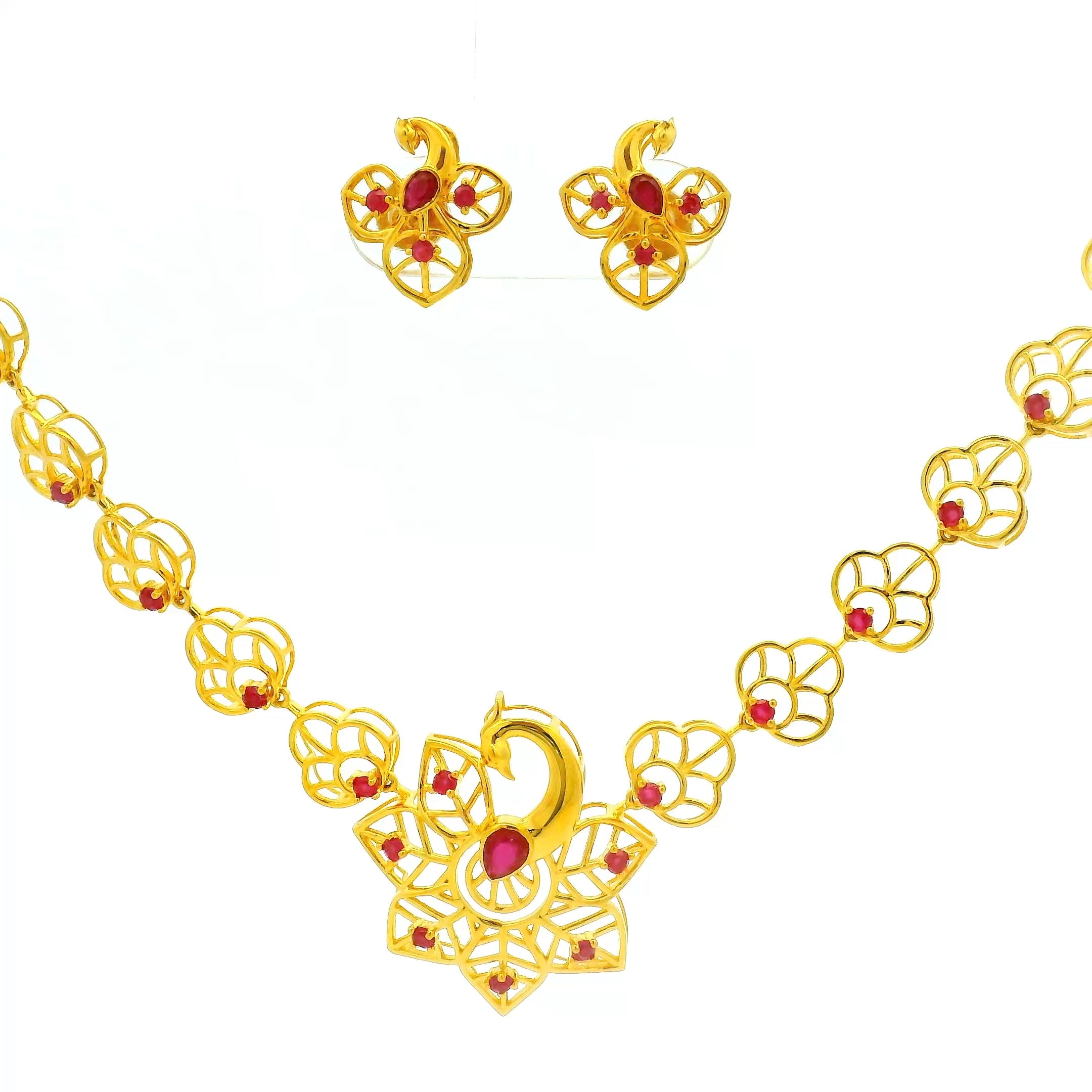 Gold Necklace Set