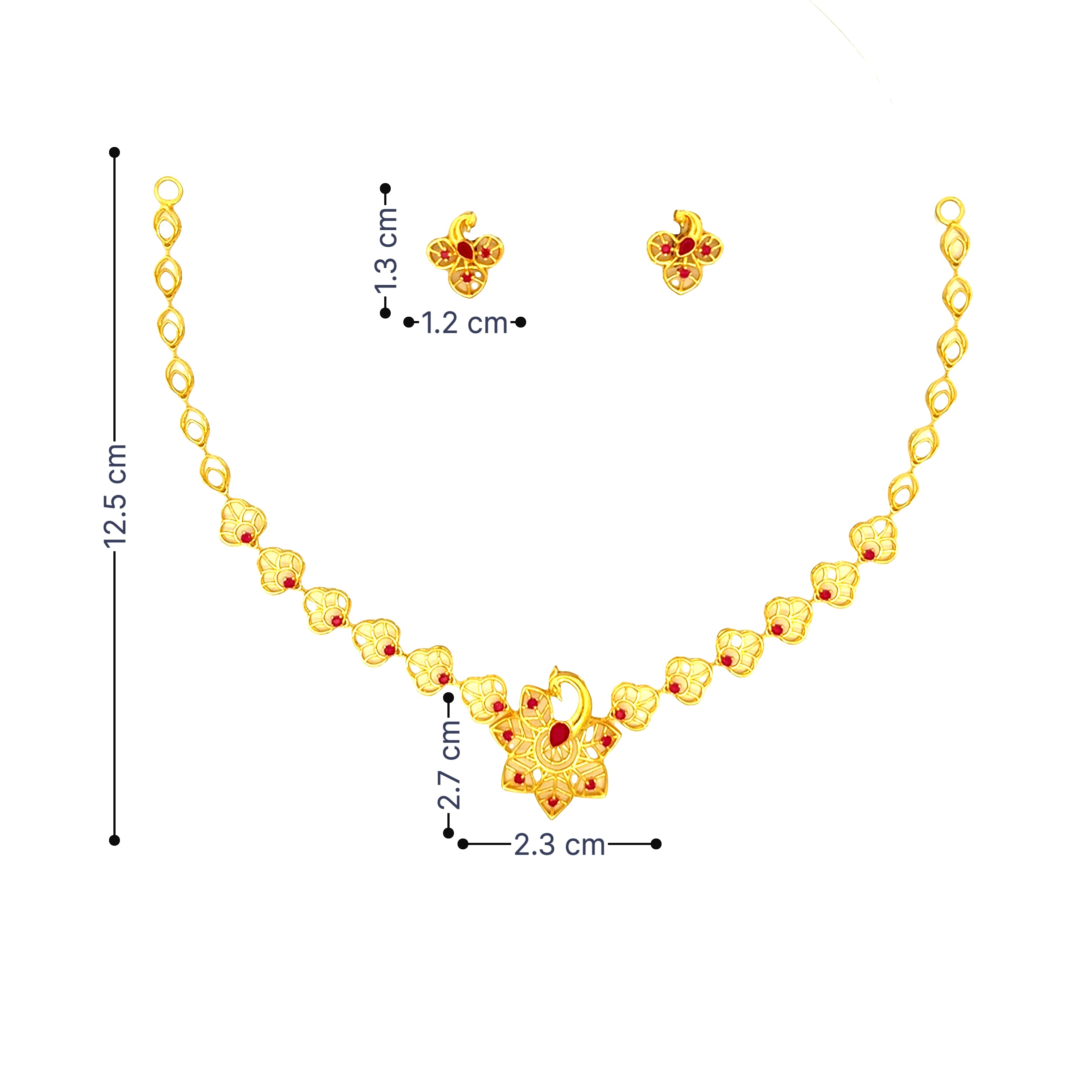 Gold Necklace Set