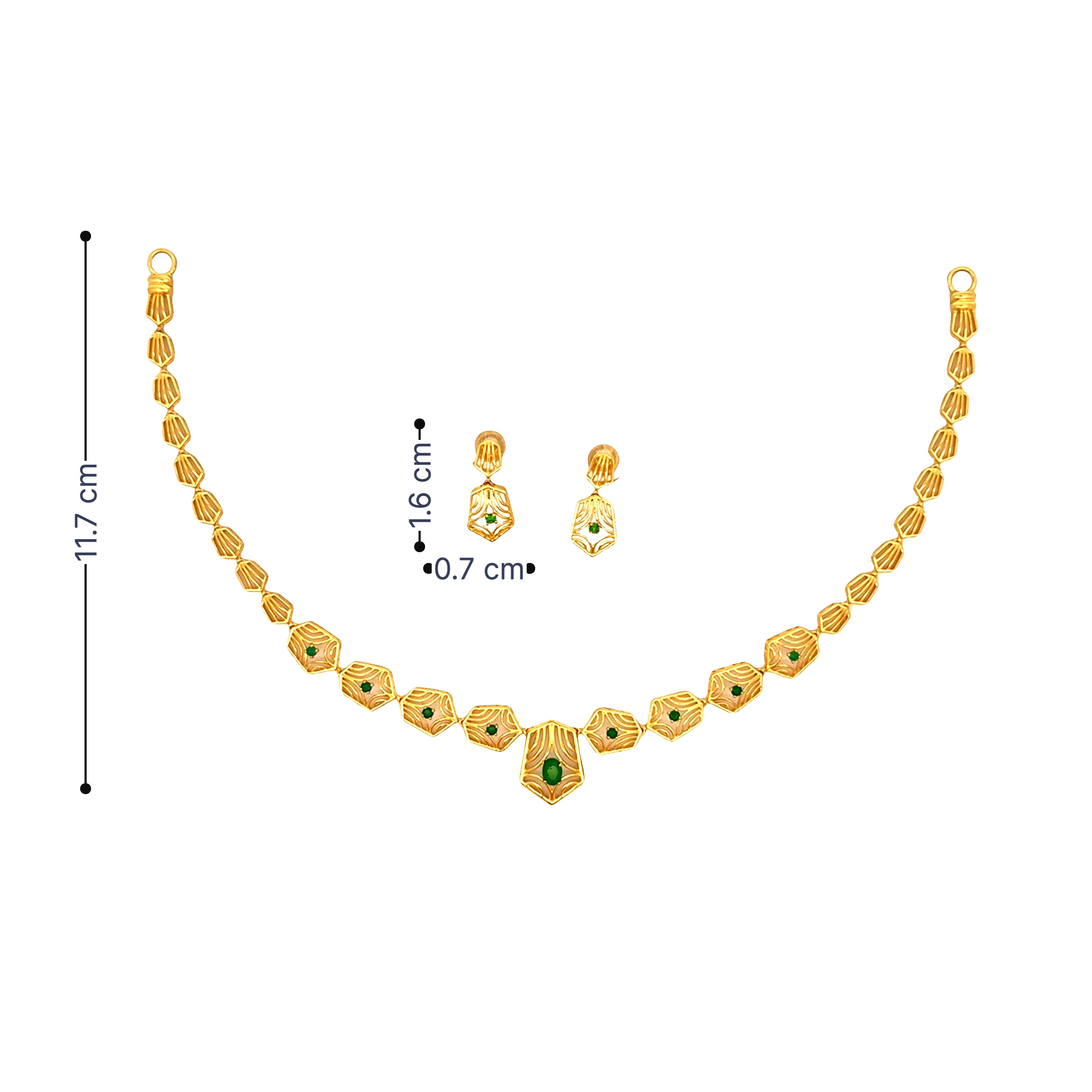 Gold Necklace Set