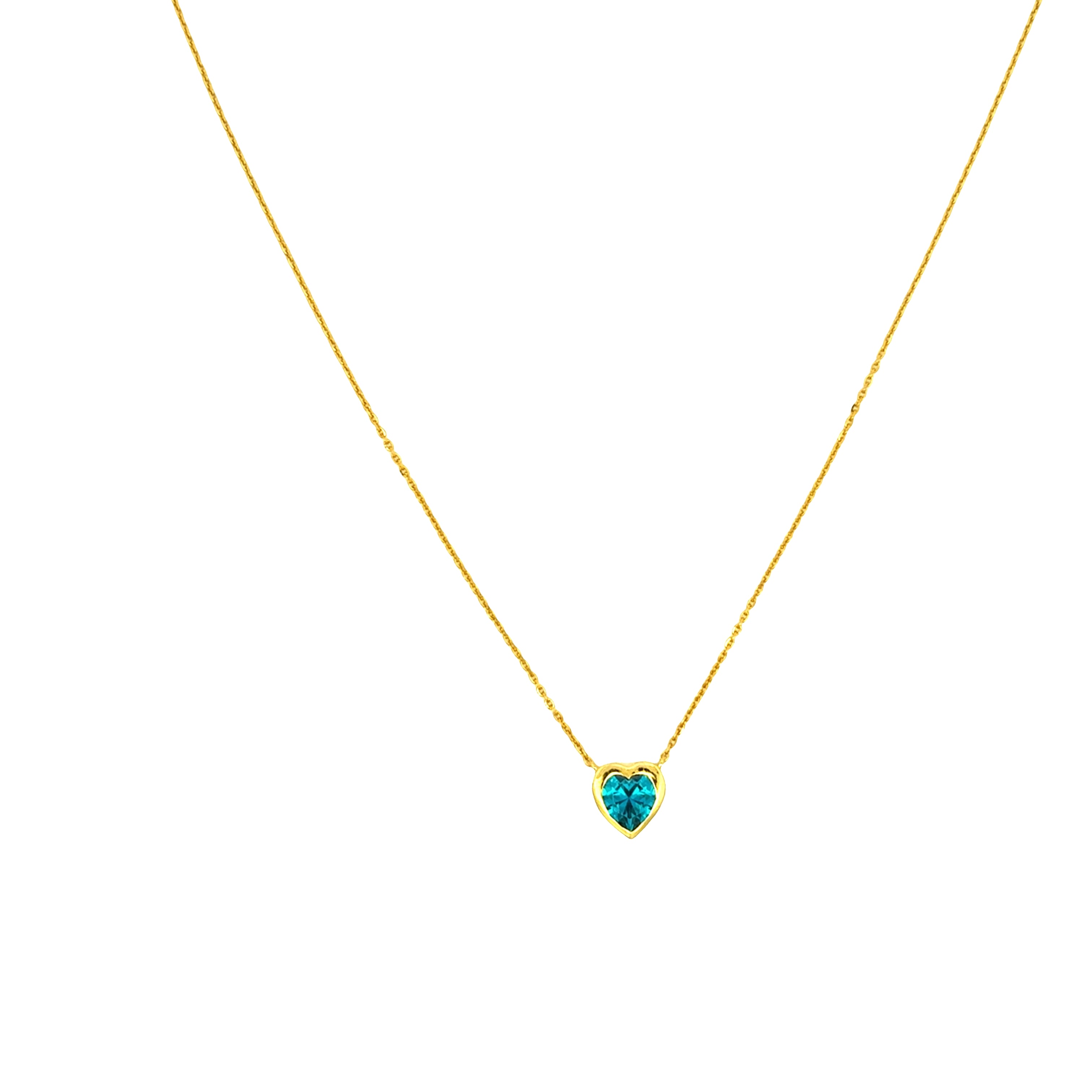 Vibrant Verdant Gold Necklace