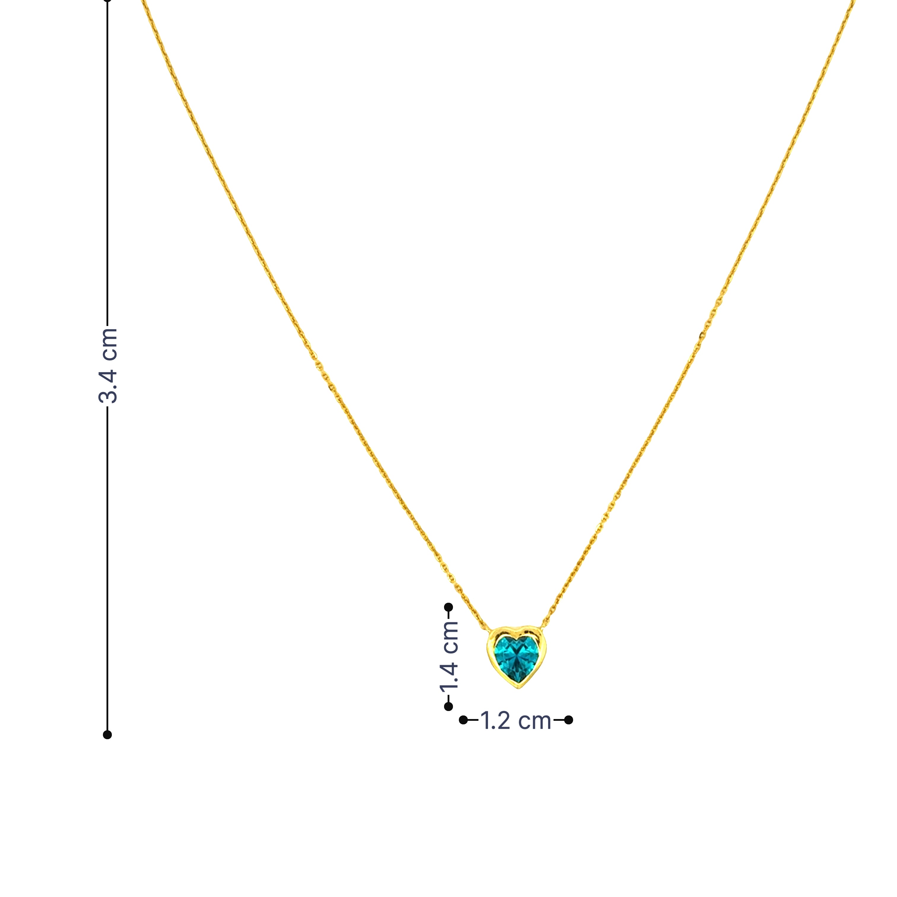 Vibrant Verdant Gold Necklace