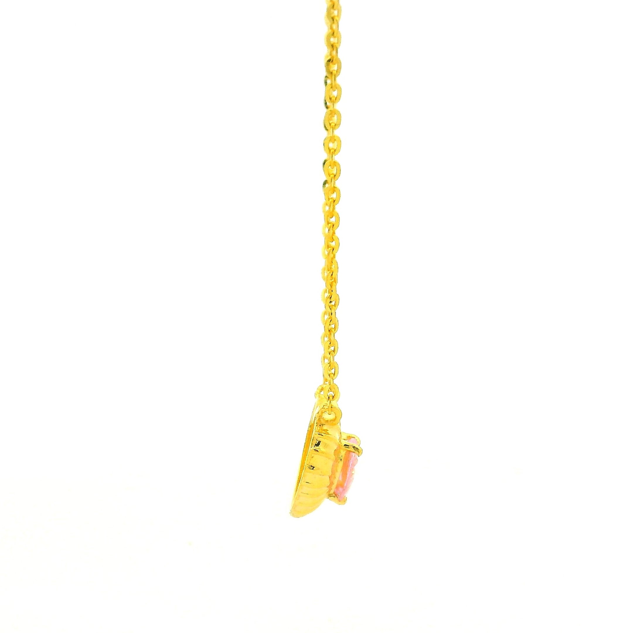 Glamours Love Gold Necklace Set