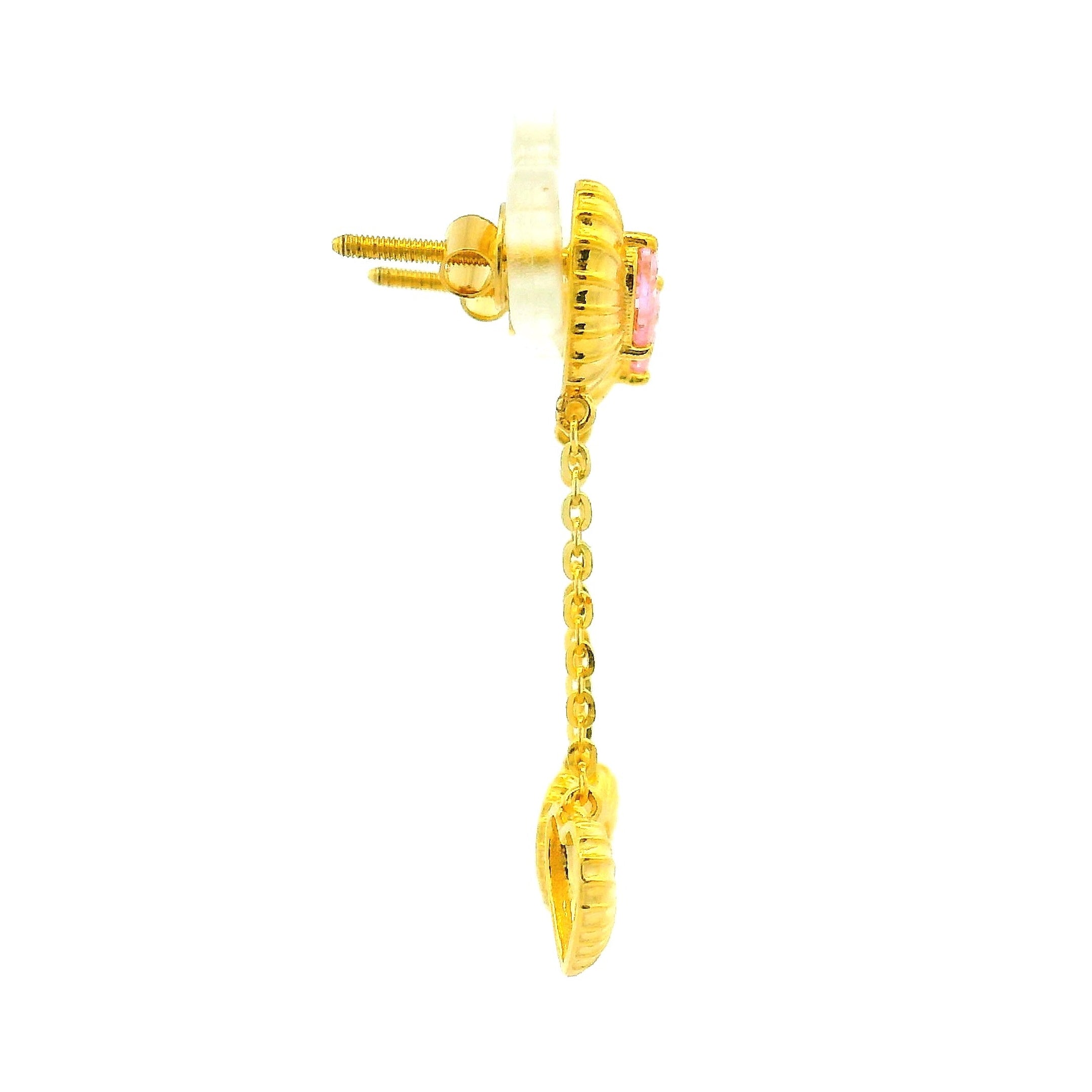 Charismatic Glow Gold Necklace Set