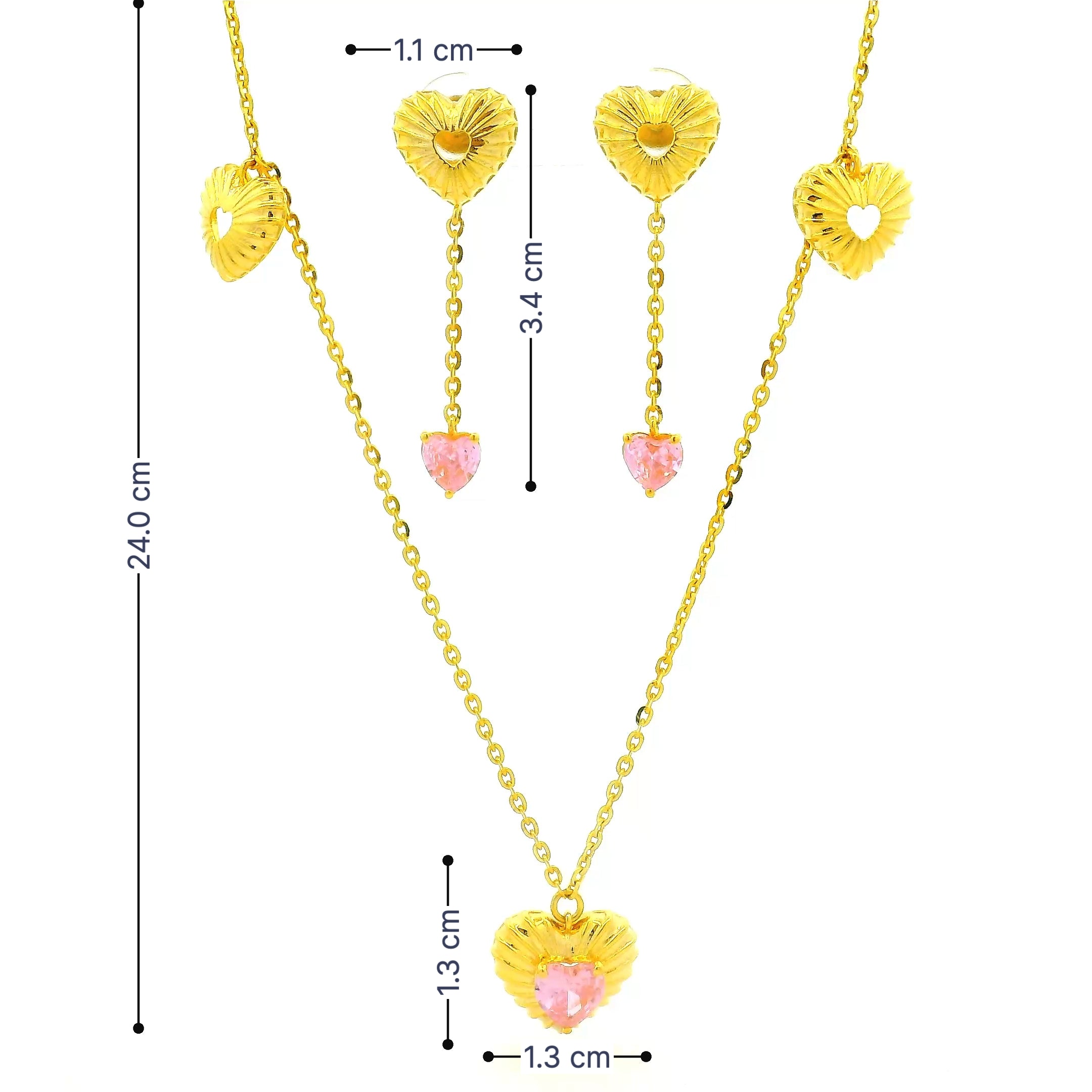 Colorstone Necklace Set