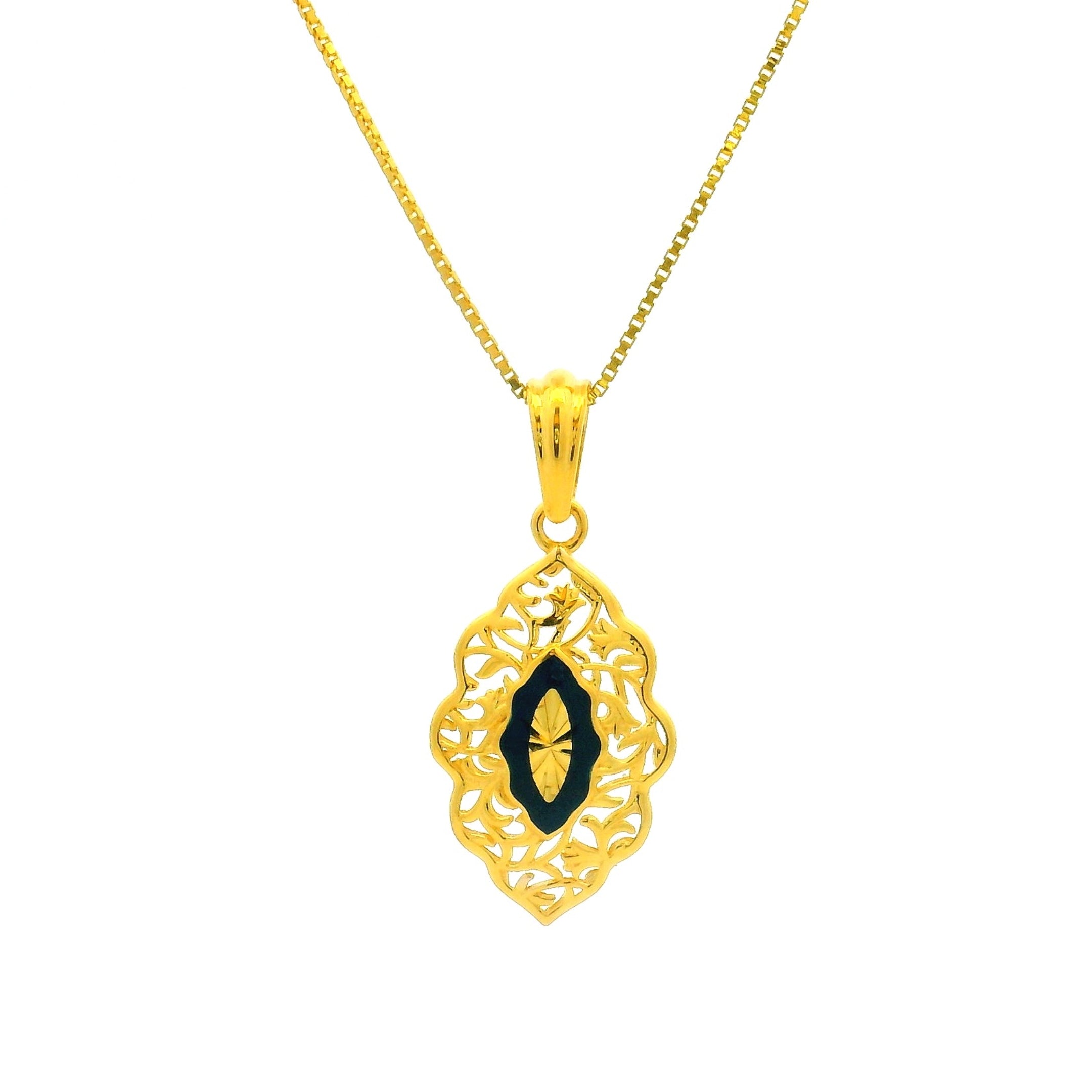 Gold Pendant Set