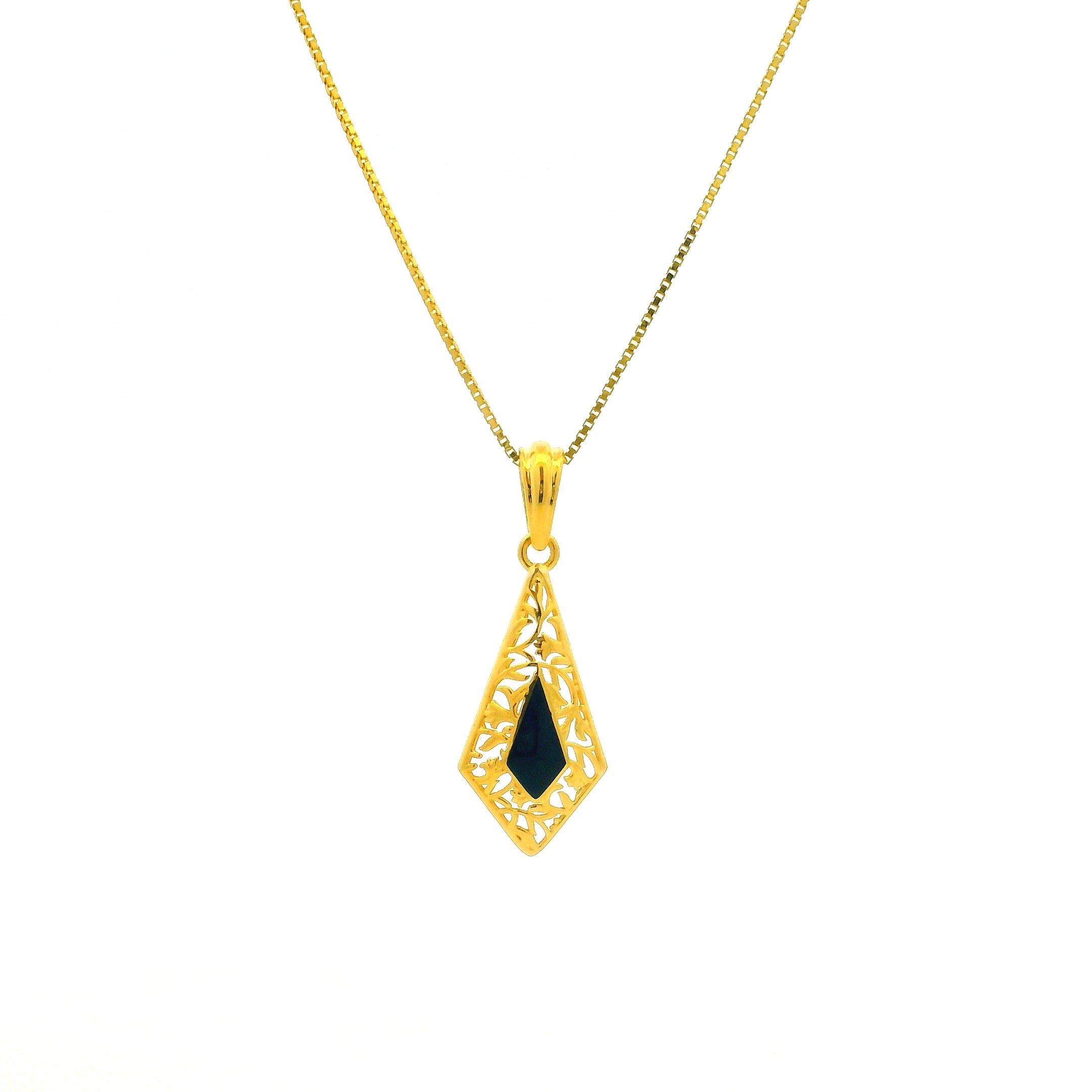 Gold Pendant Set