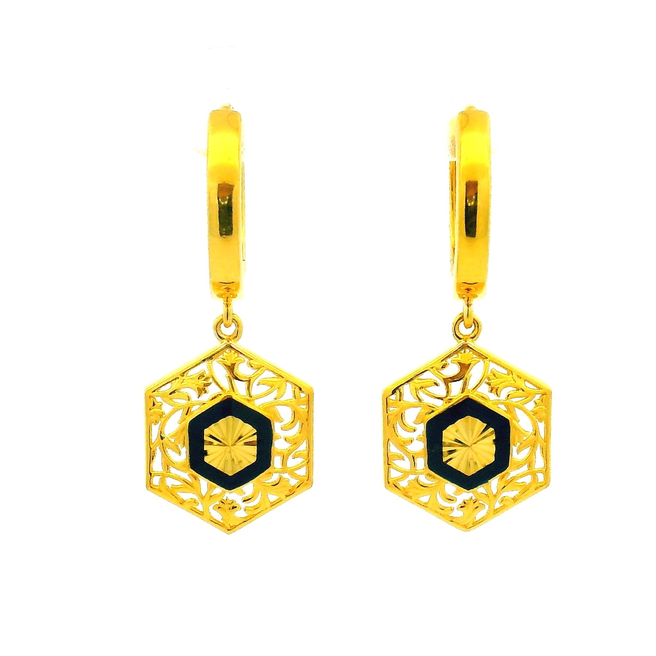 Gold Pendant Set