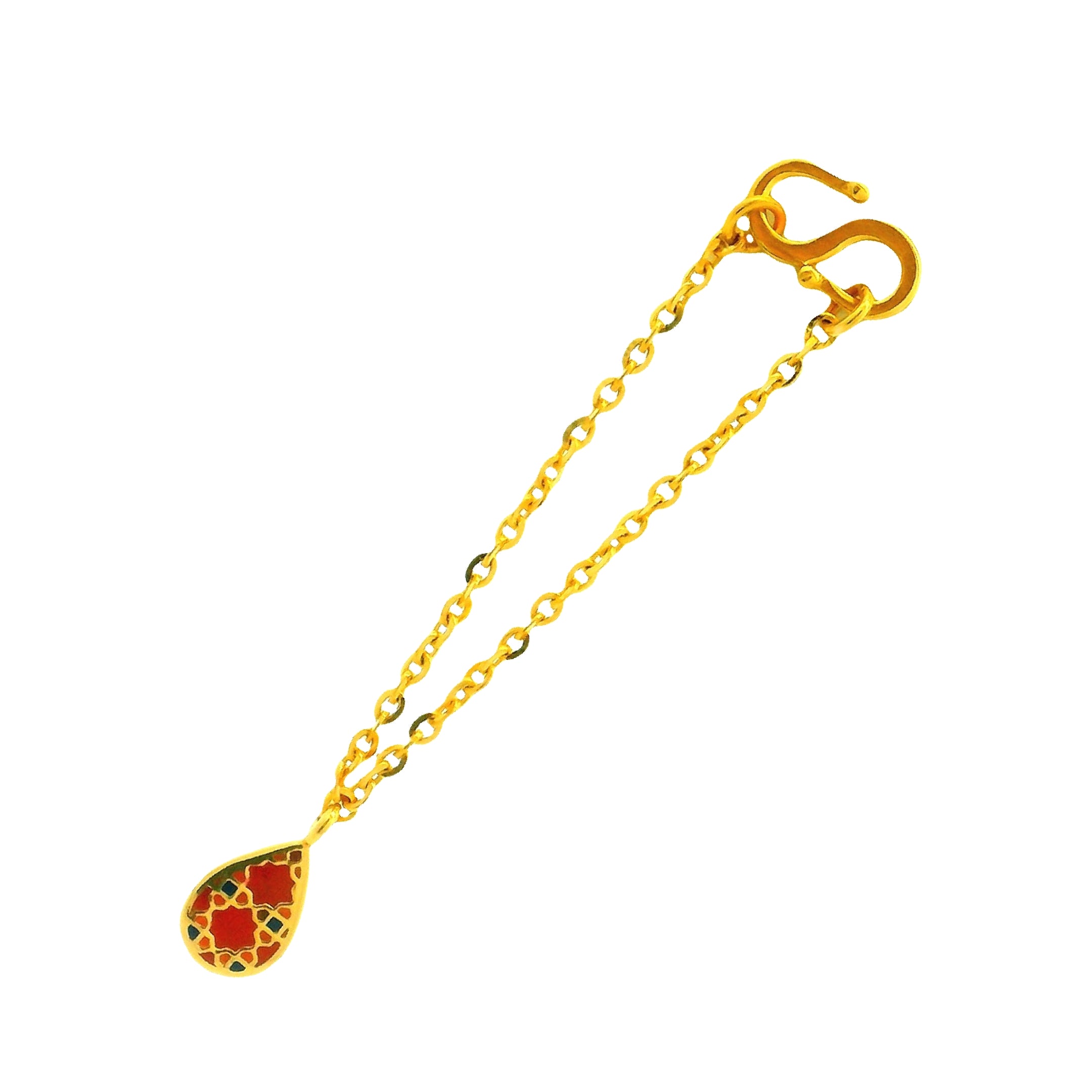 Gold Watch Charm