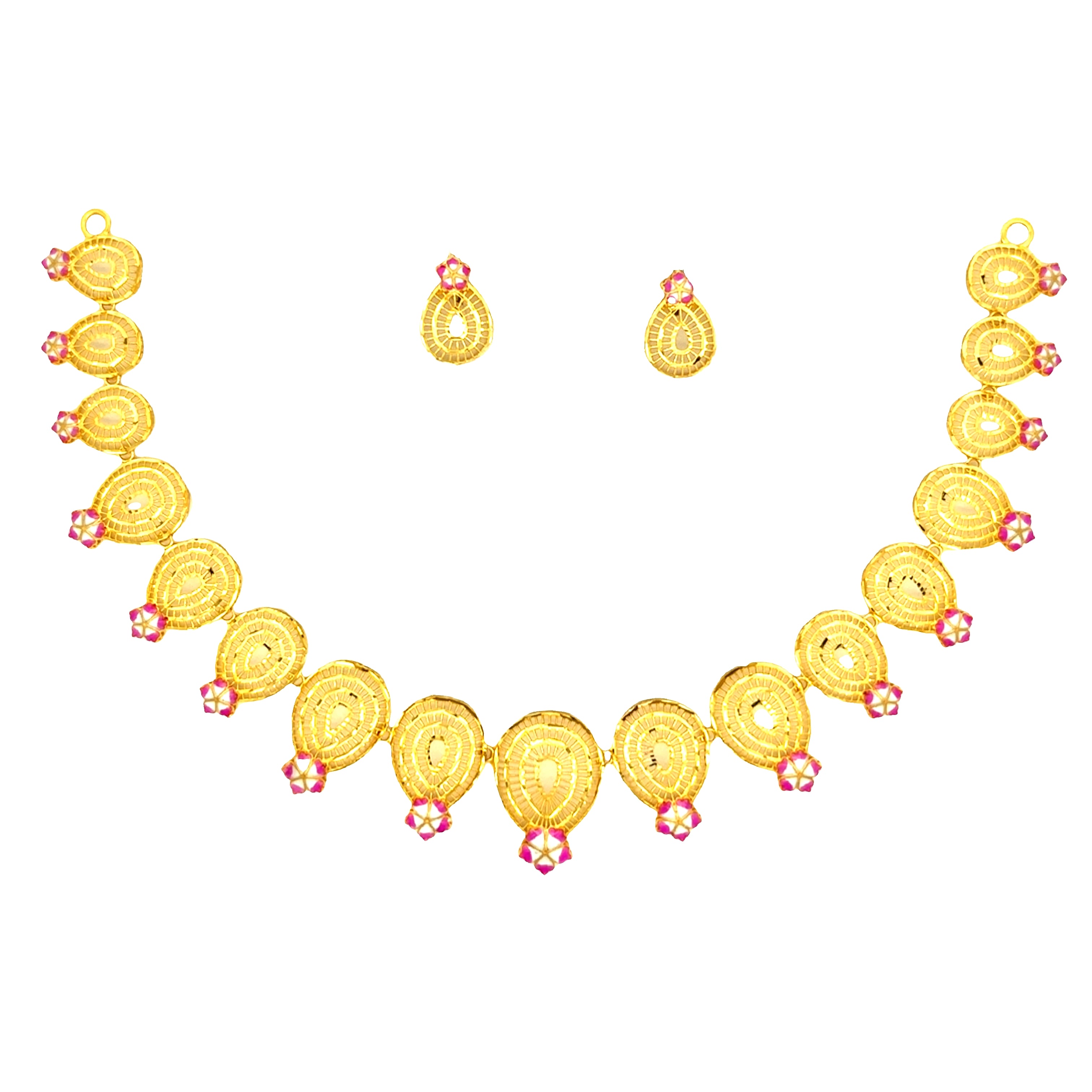 Gold Necklace Set