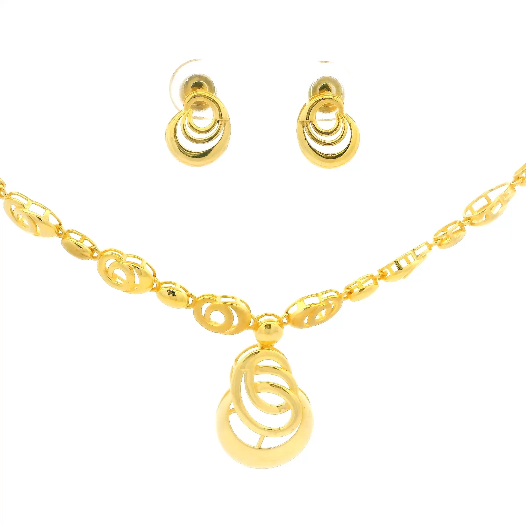 Gold Necklace Set