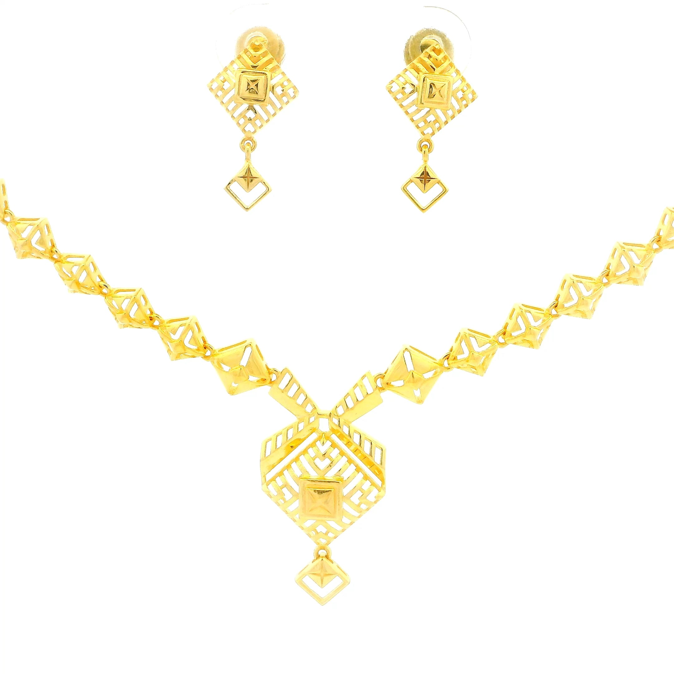 Gold Necklace Set