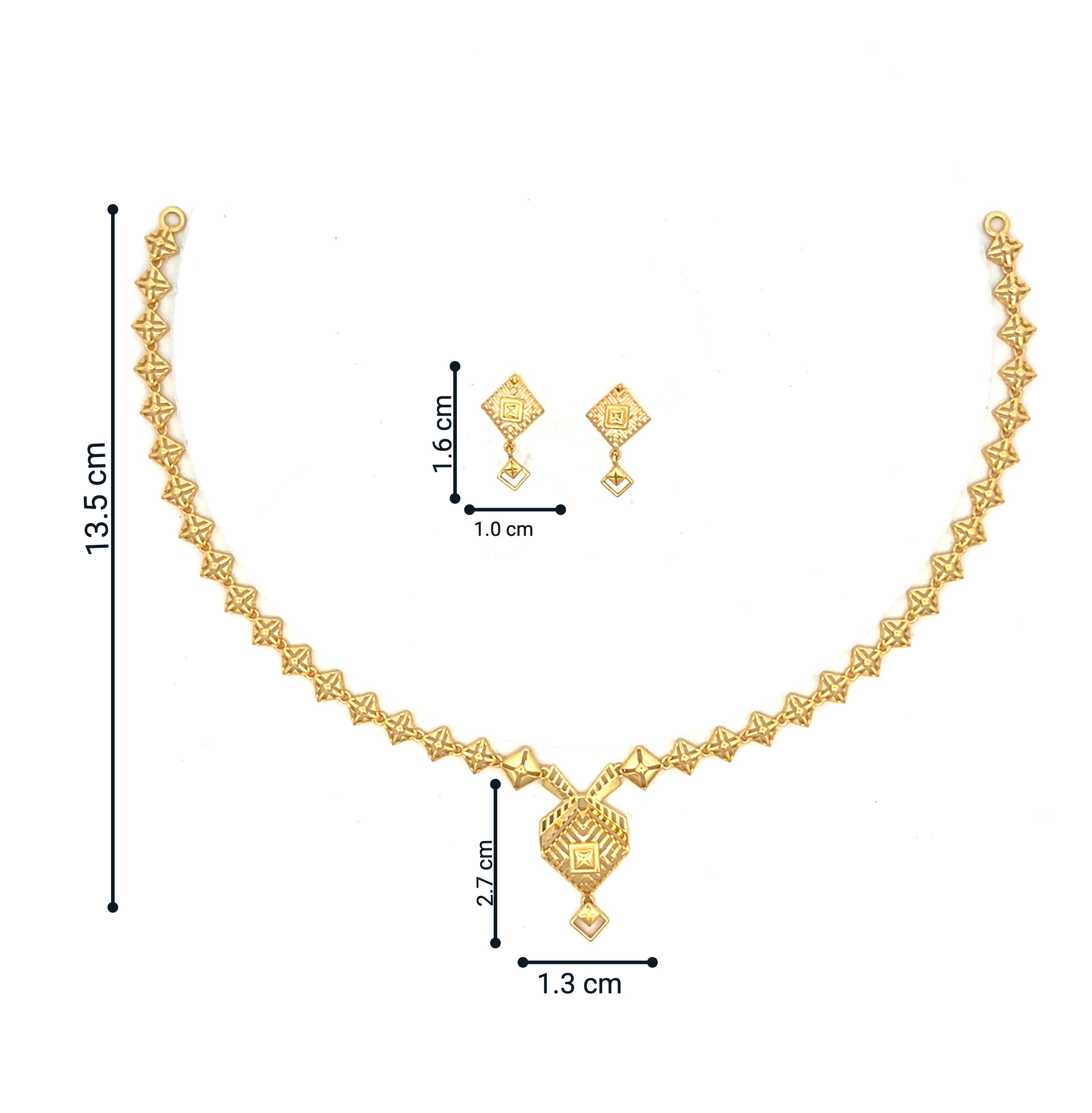 Gold Necklace Set