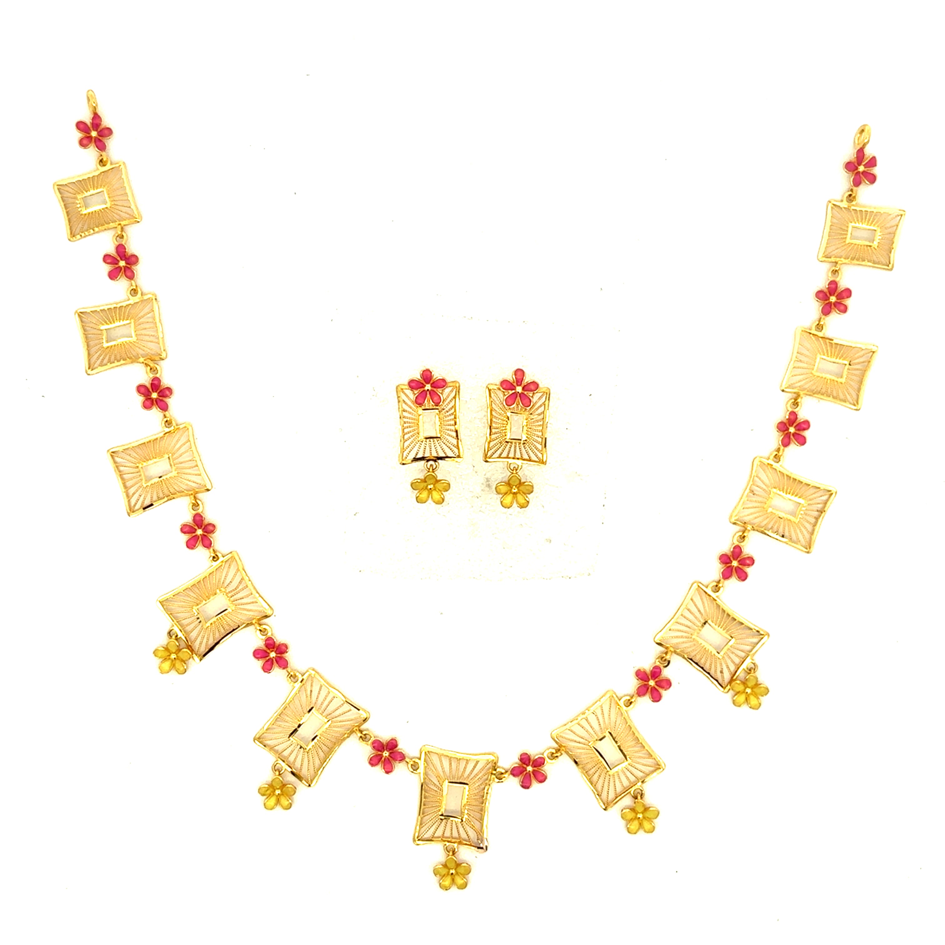 Gold Necklace Set