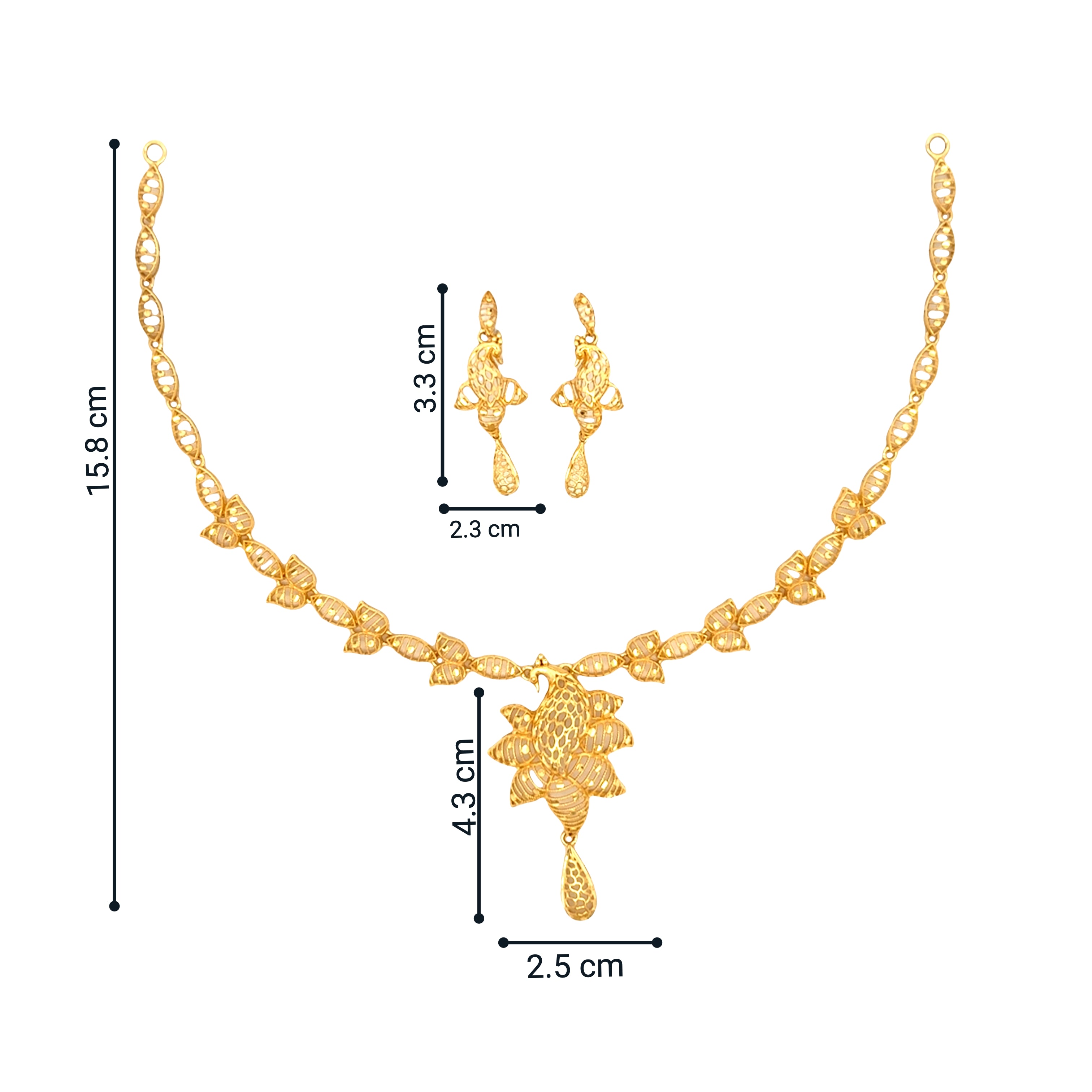 Gold Necklace Set
