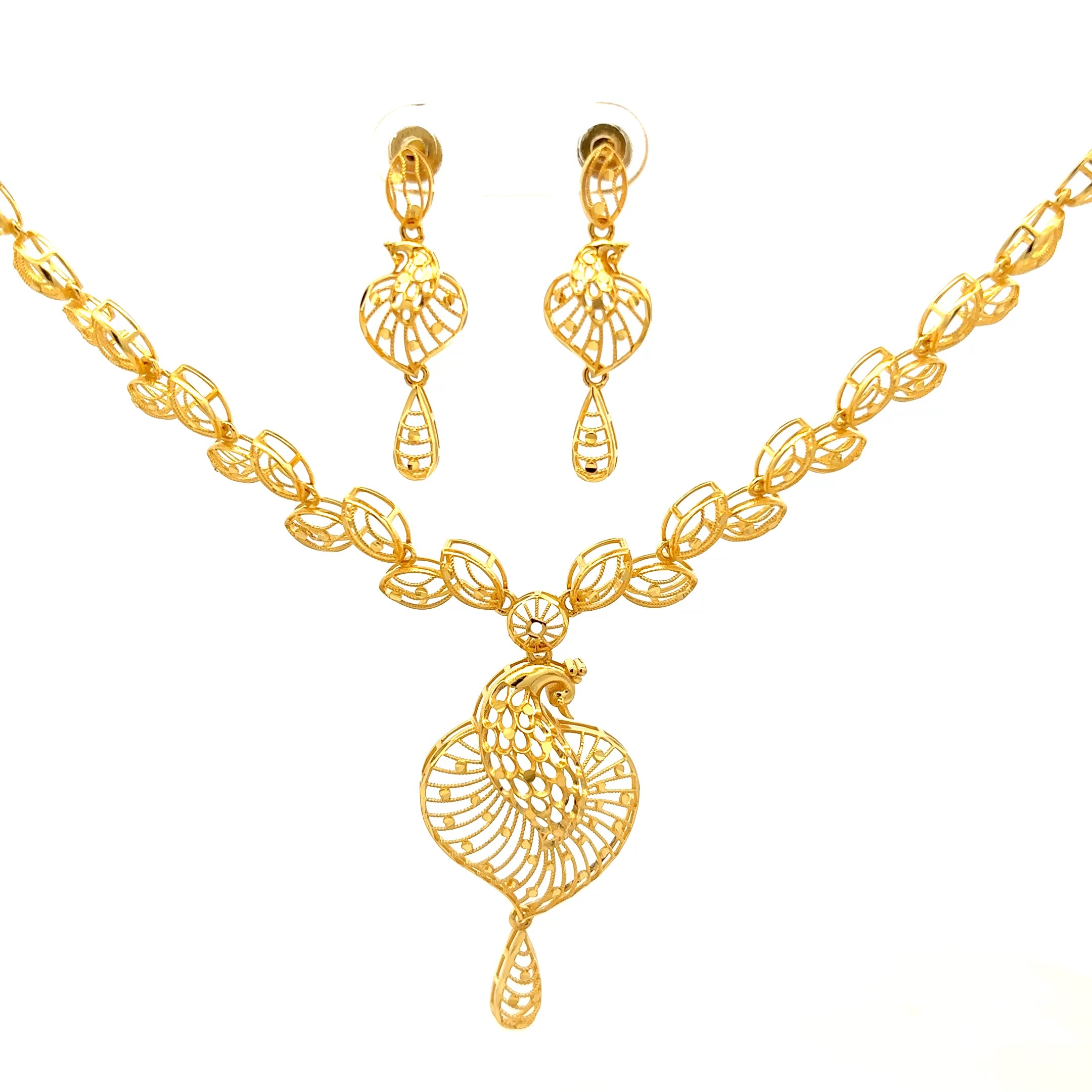 Gold Necklace Set