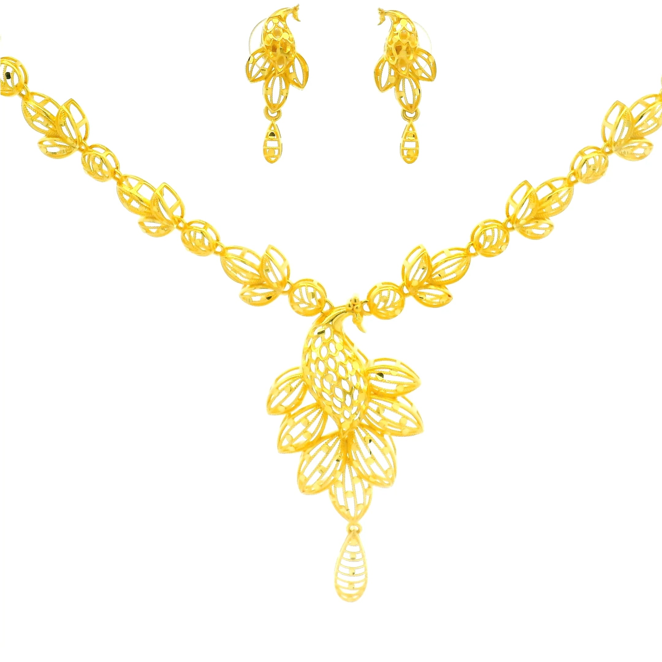 Gold Necklace Set