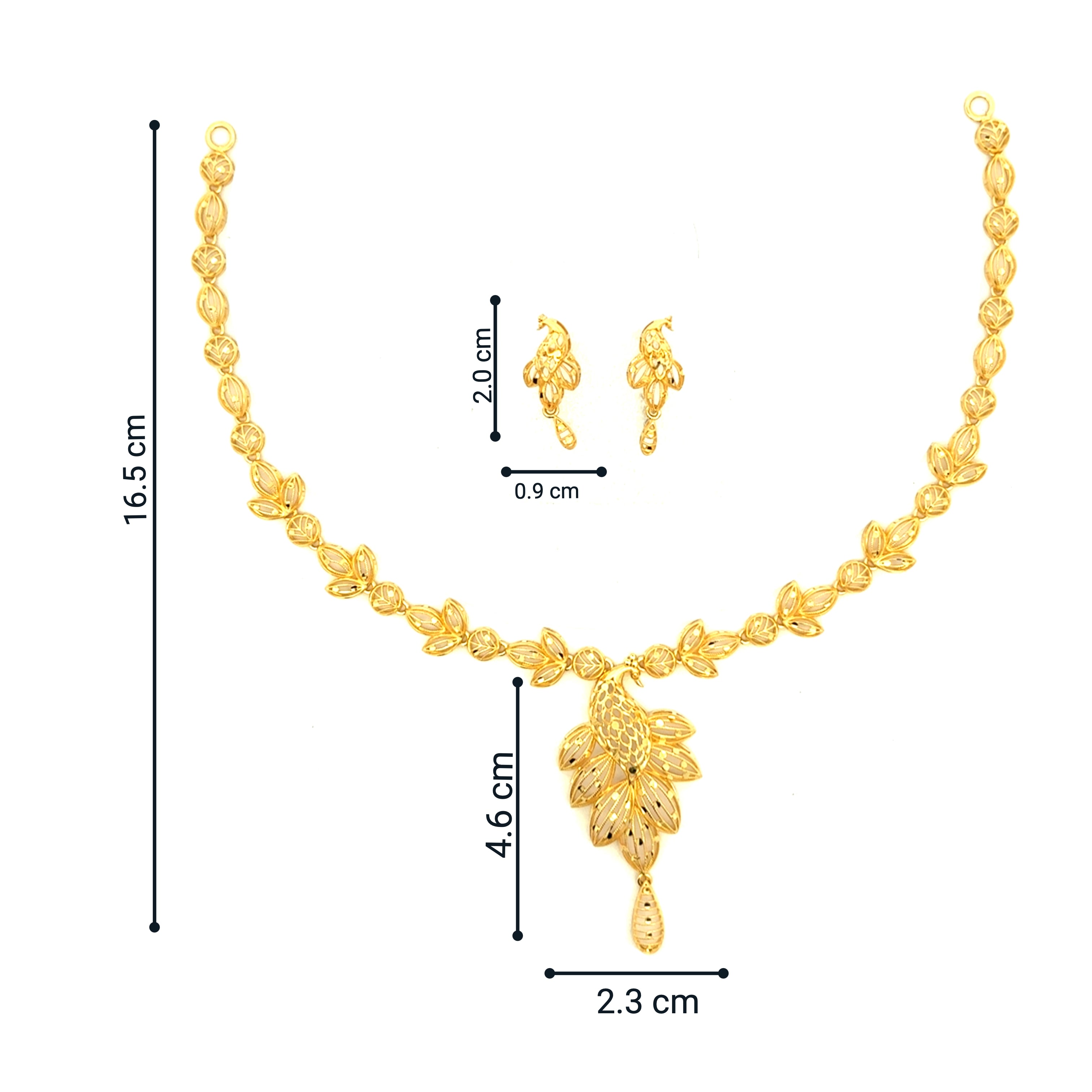 Gold Necklace Set