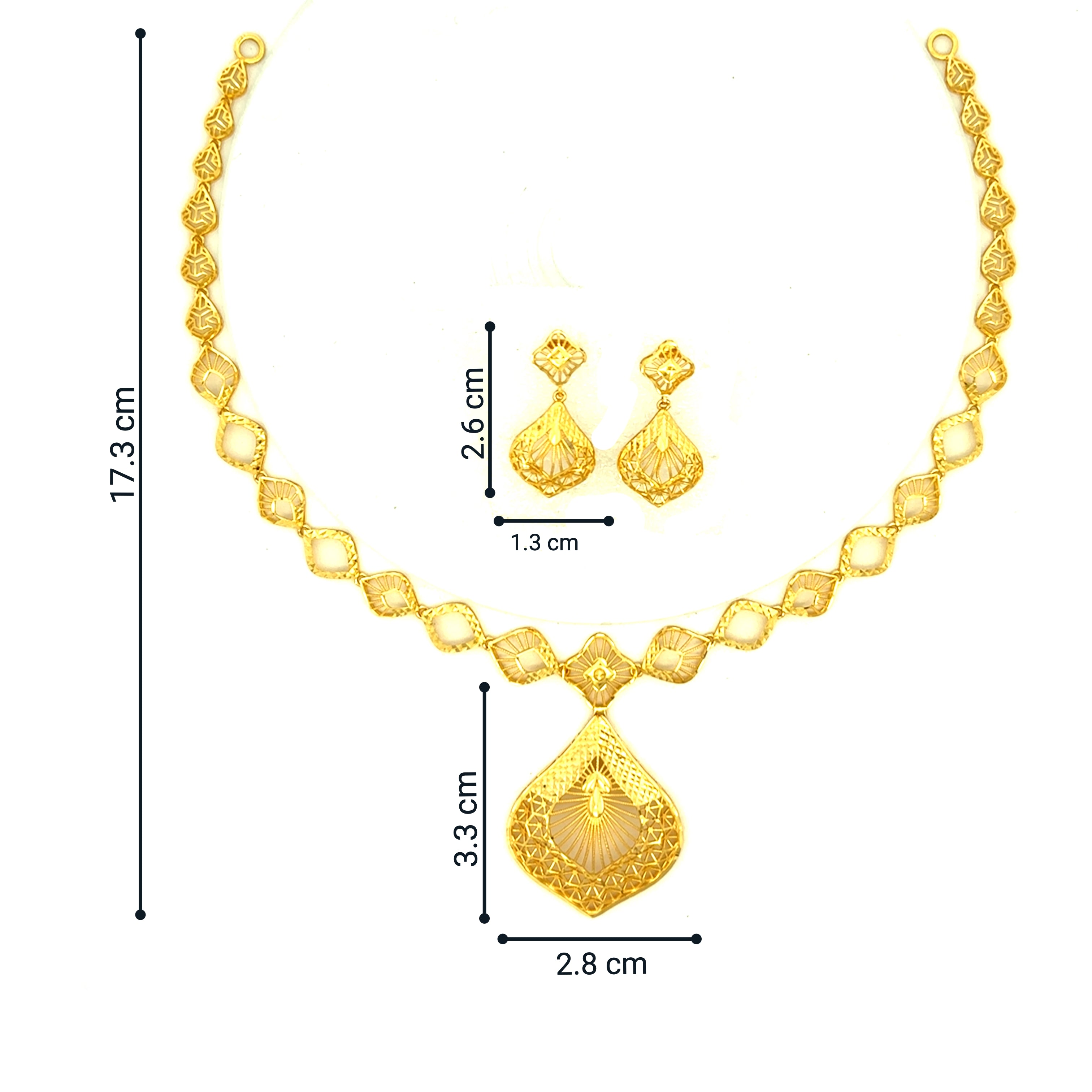 Gold Necklace Set