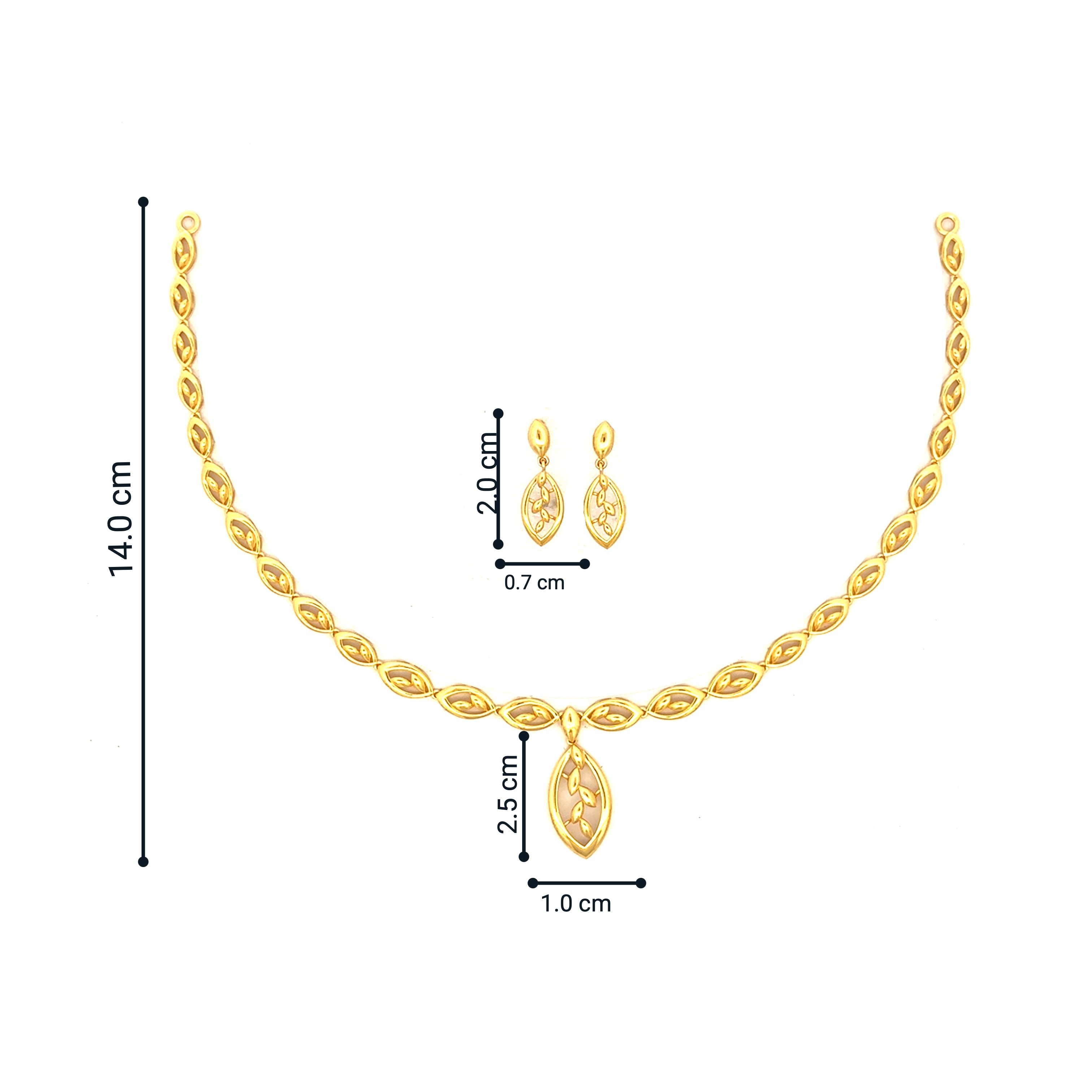 Gold Necklace Set