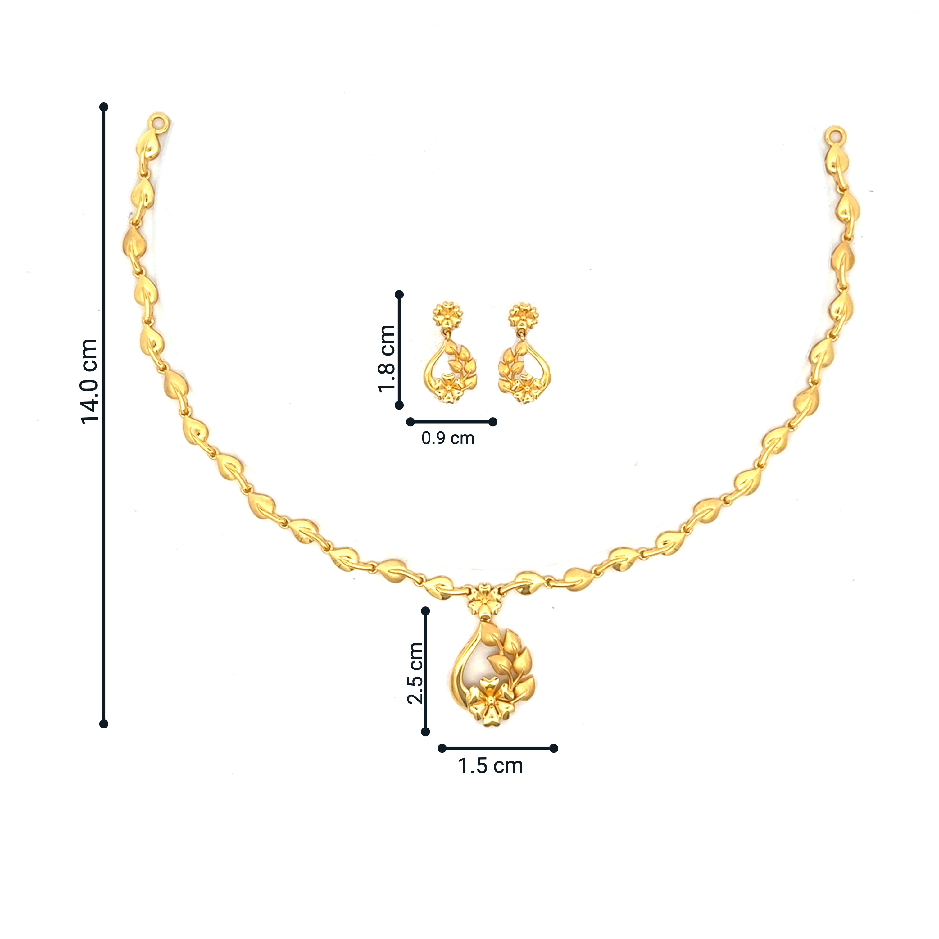 Gold Necklace Set
