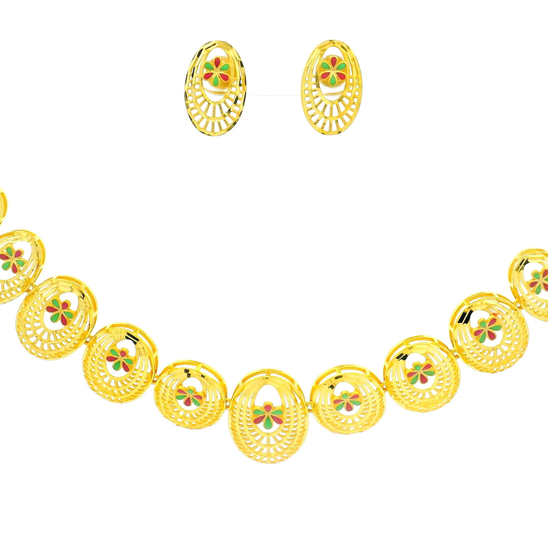 Gold Necklace Set