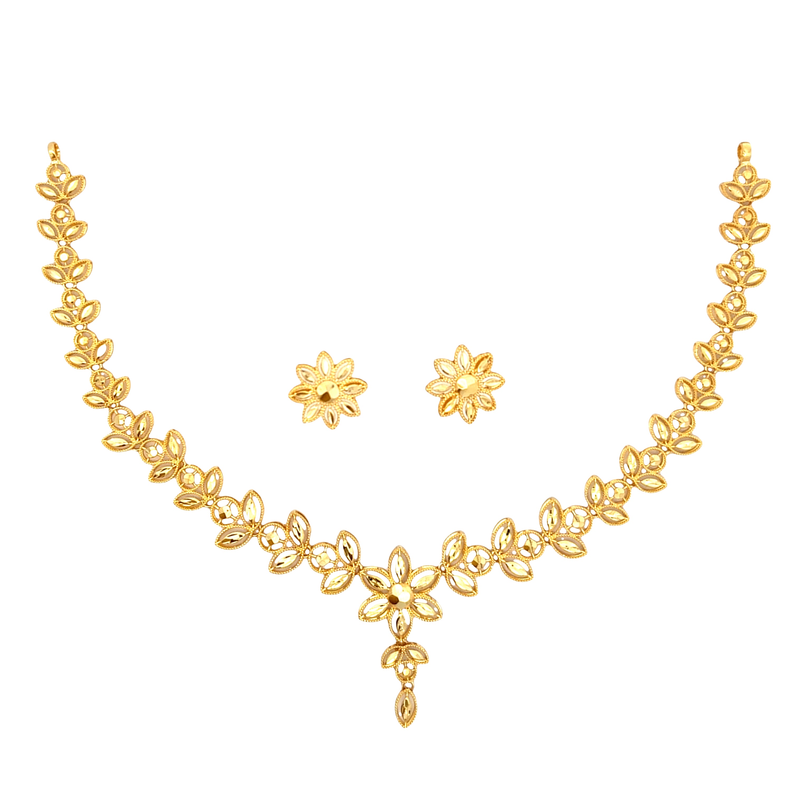 Gold Necklace Set