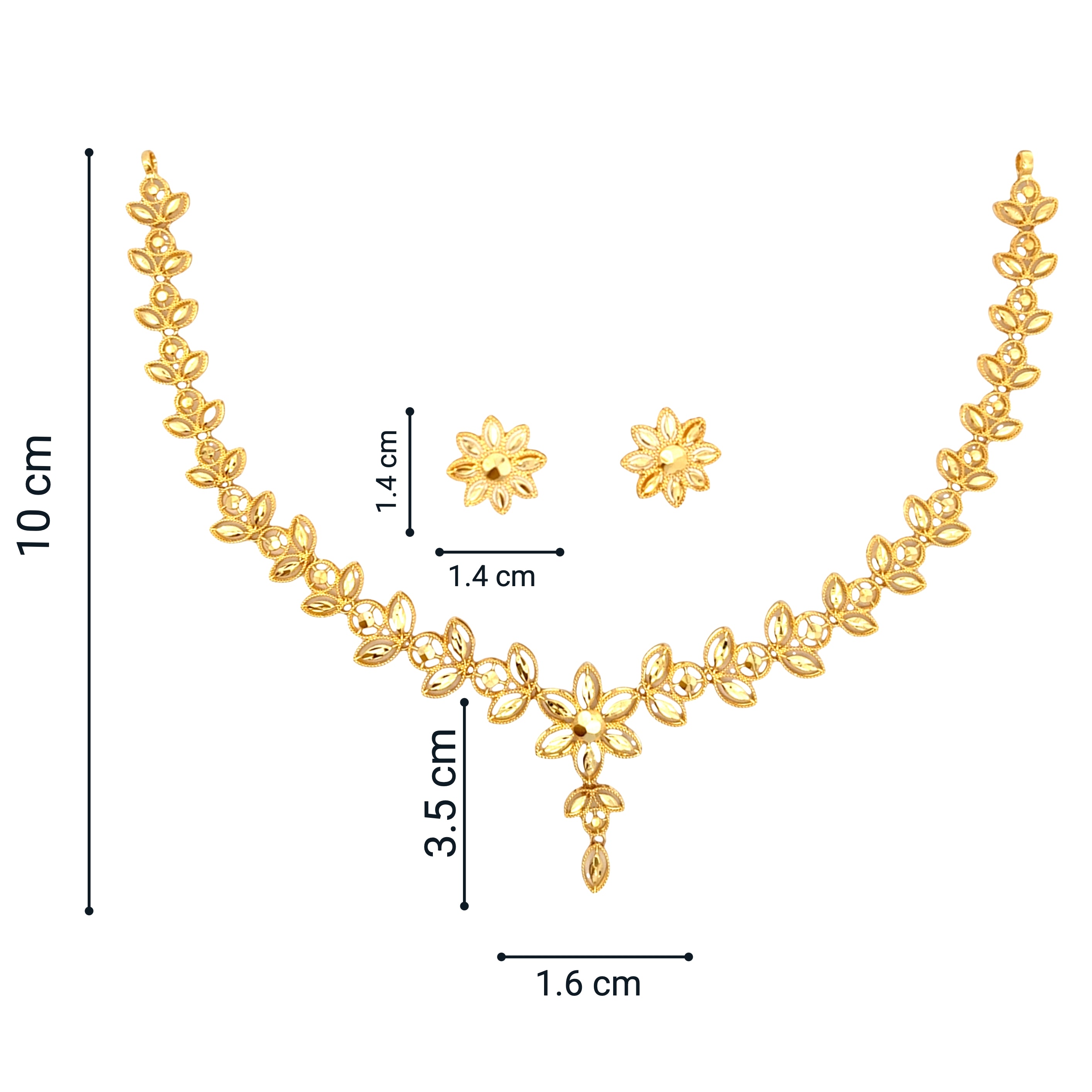 Gold Necklace Set