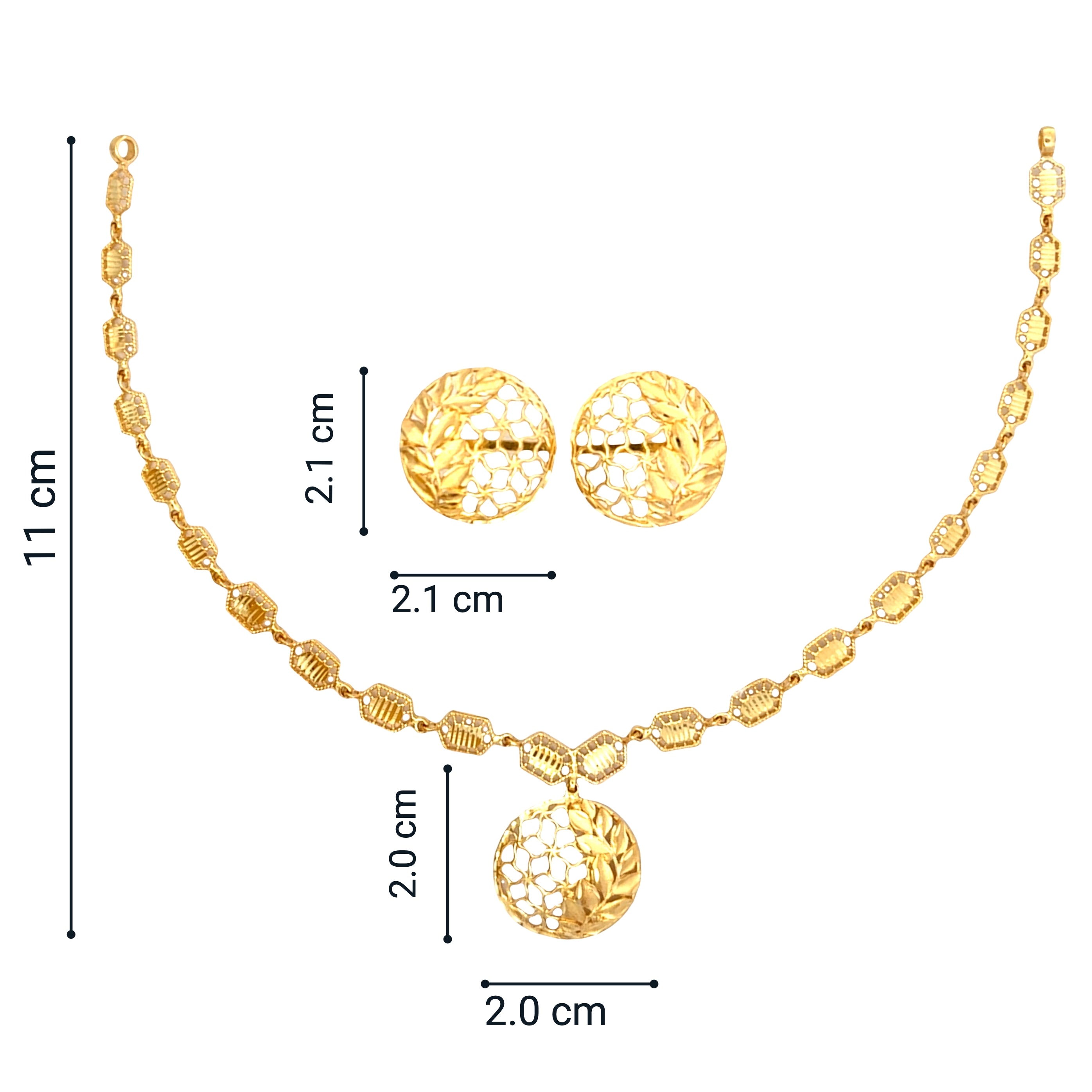 Gold Necklace Set