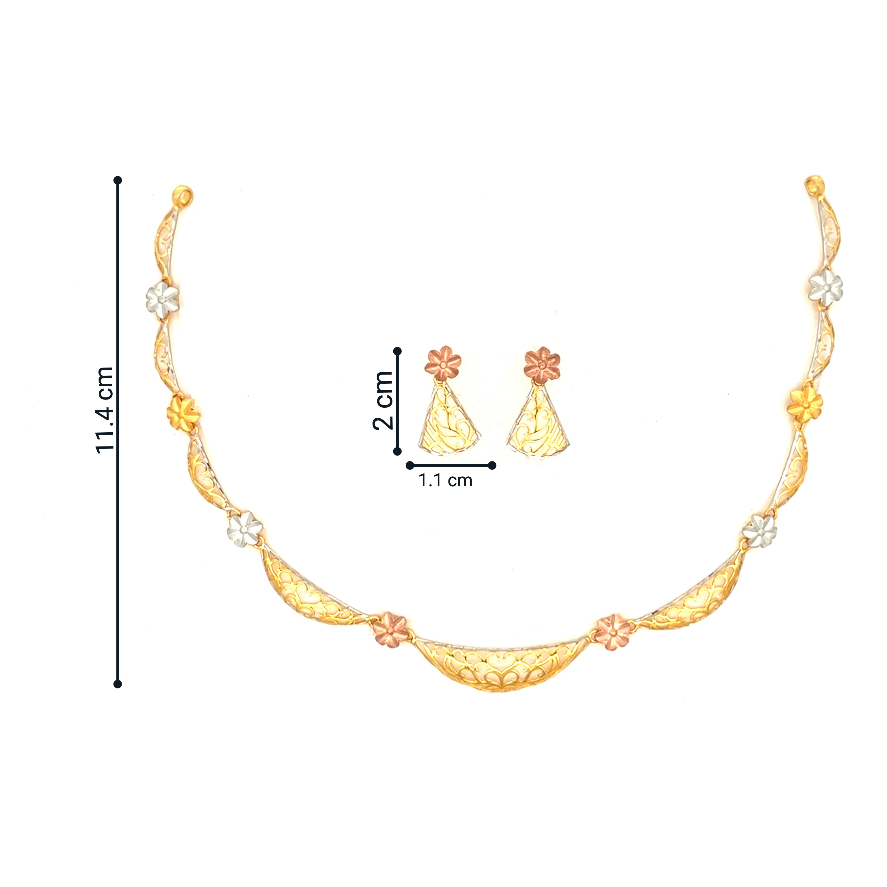 Gold Necklace Set