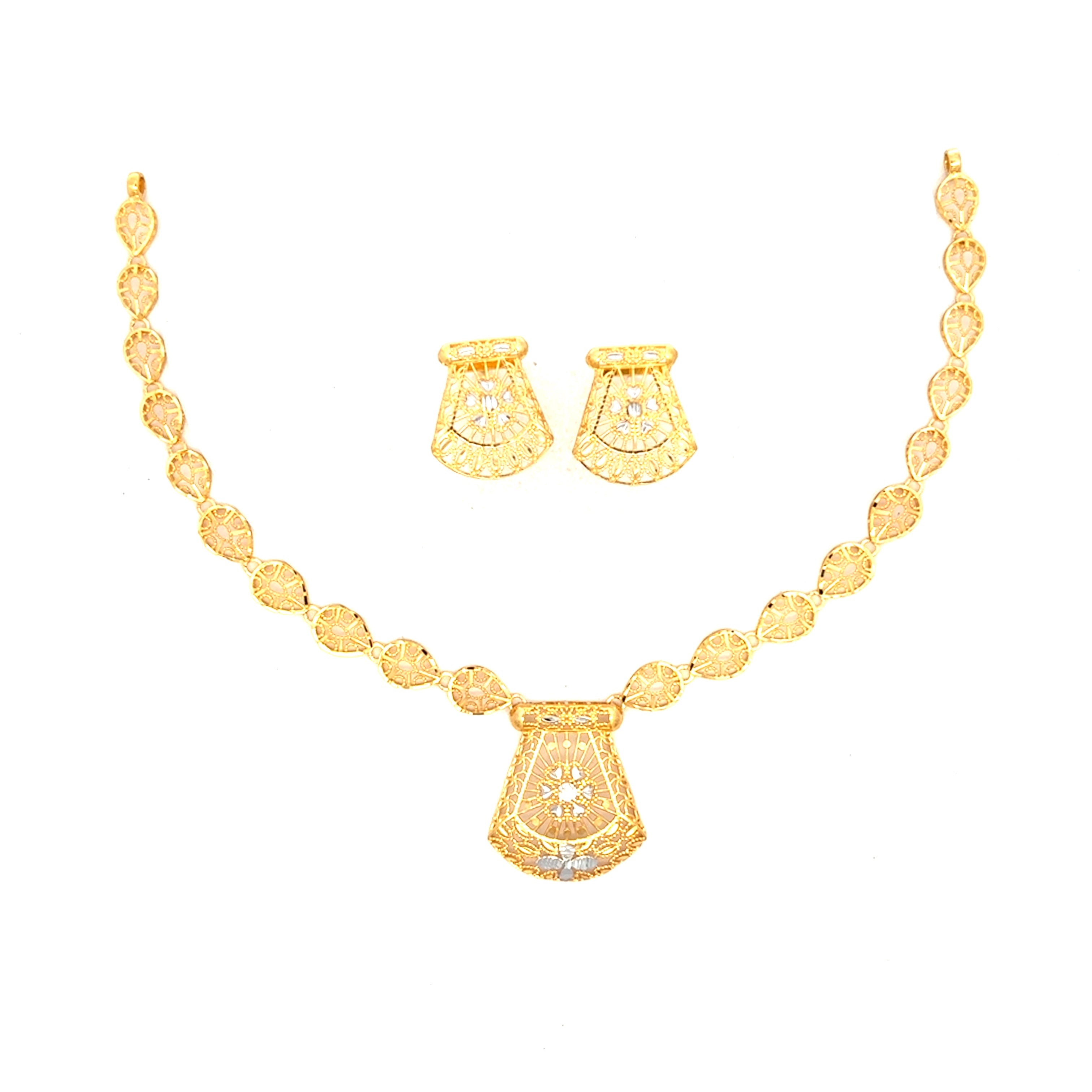 Gold Necklace Set