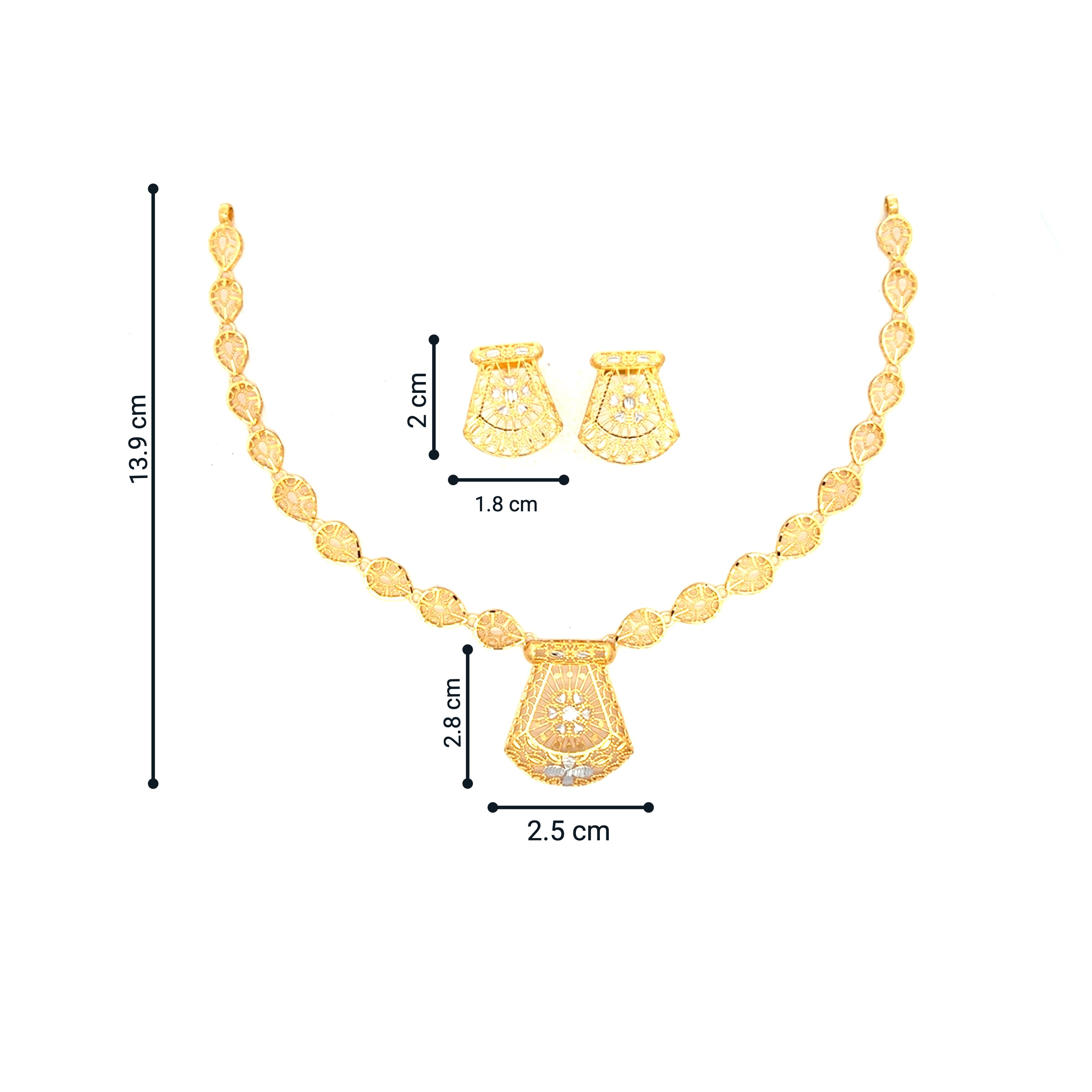 Gold Necklace Set
